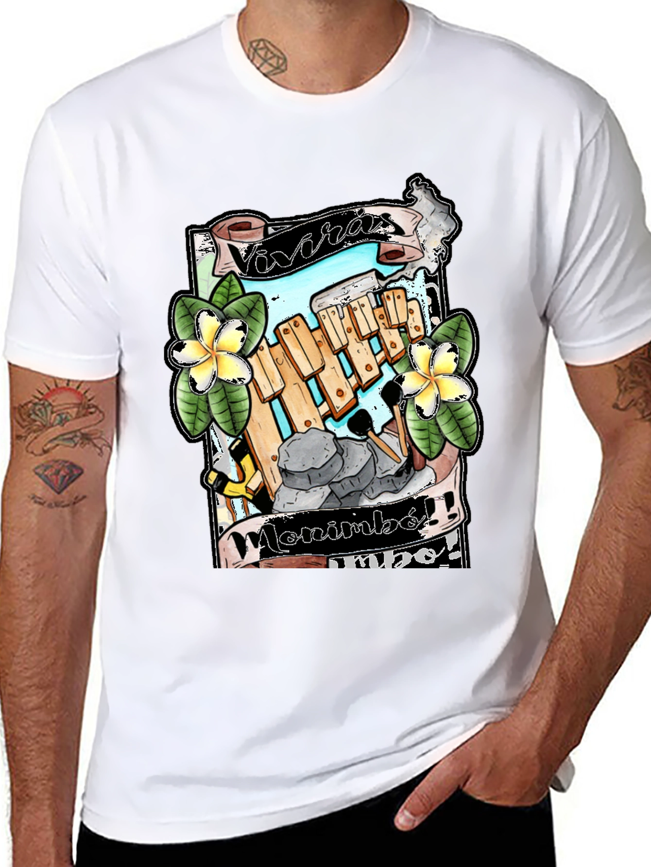 Marimba Music Graphic Tee - Vivaras Marimba