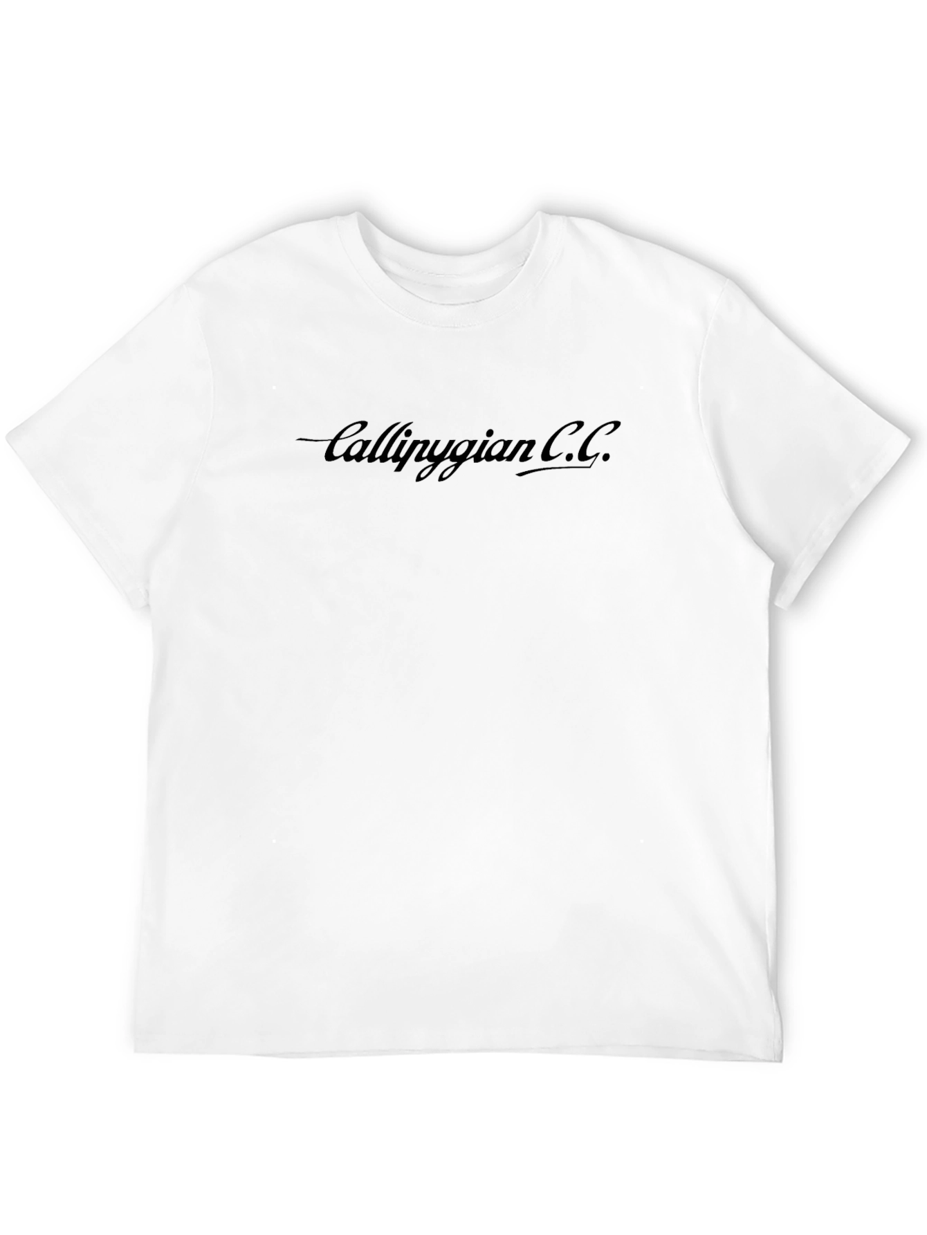 Callipygian C.C. Graphic Tee - Sleek Black