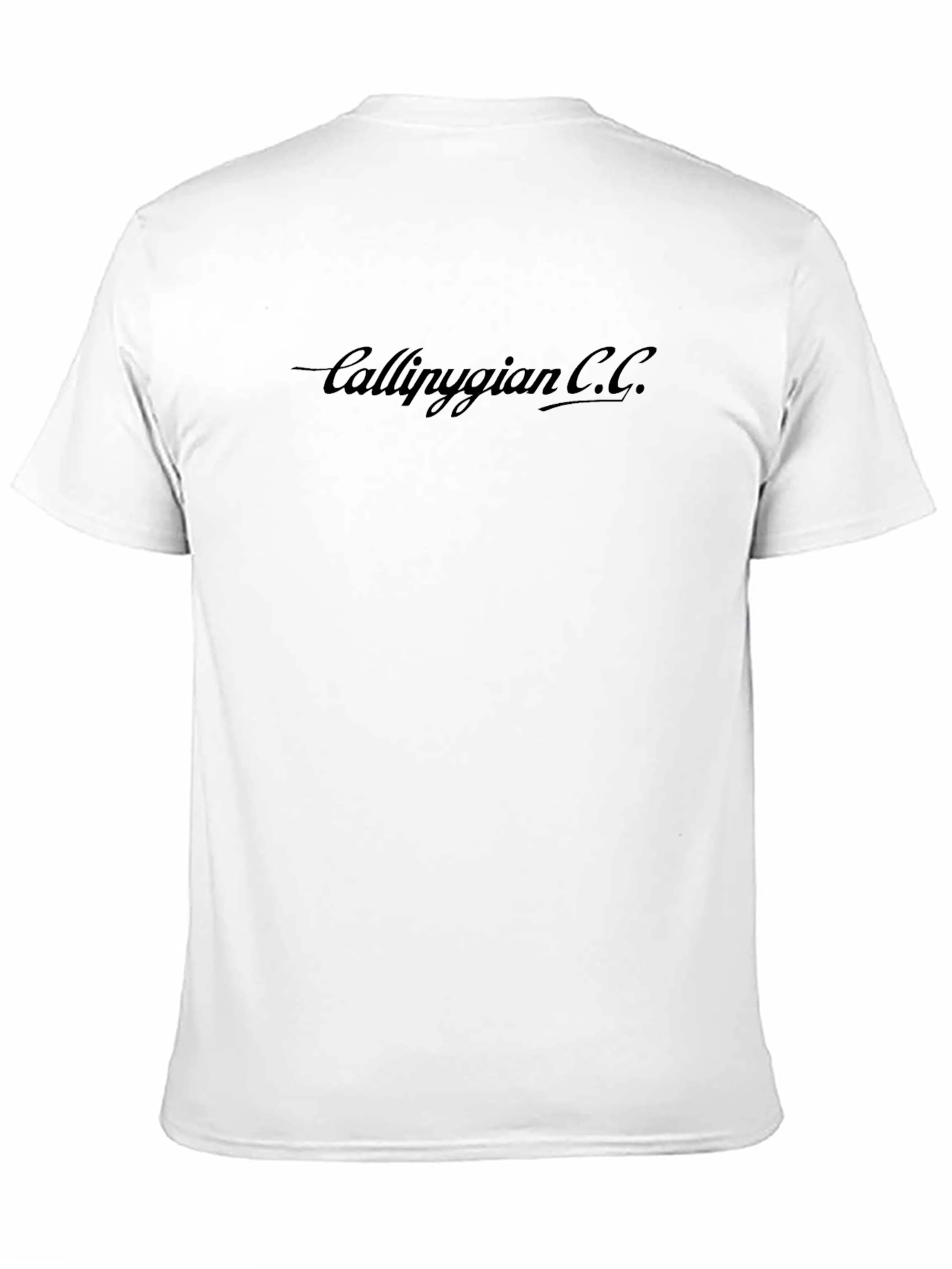 Callipygian C.C. Graphic Tee - Sleek Black