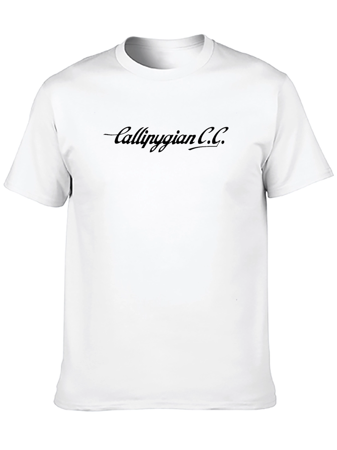 Callipygian C.C. Graphic Tee - Sleek Black