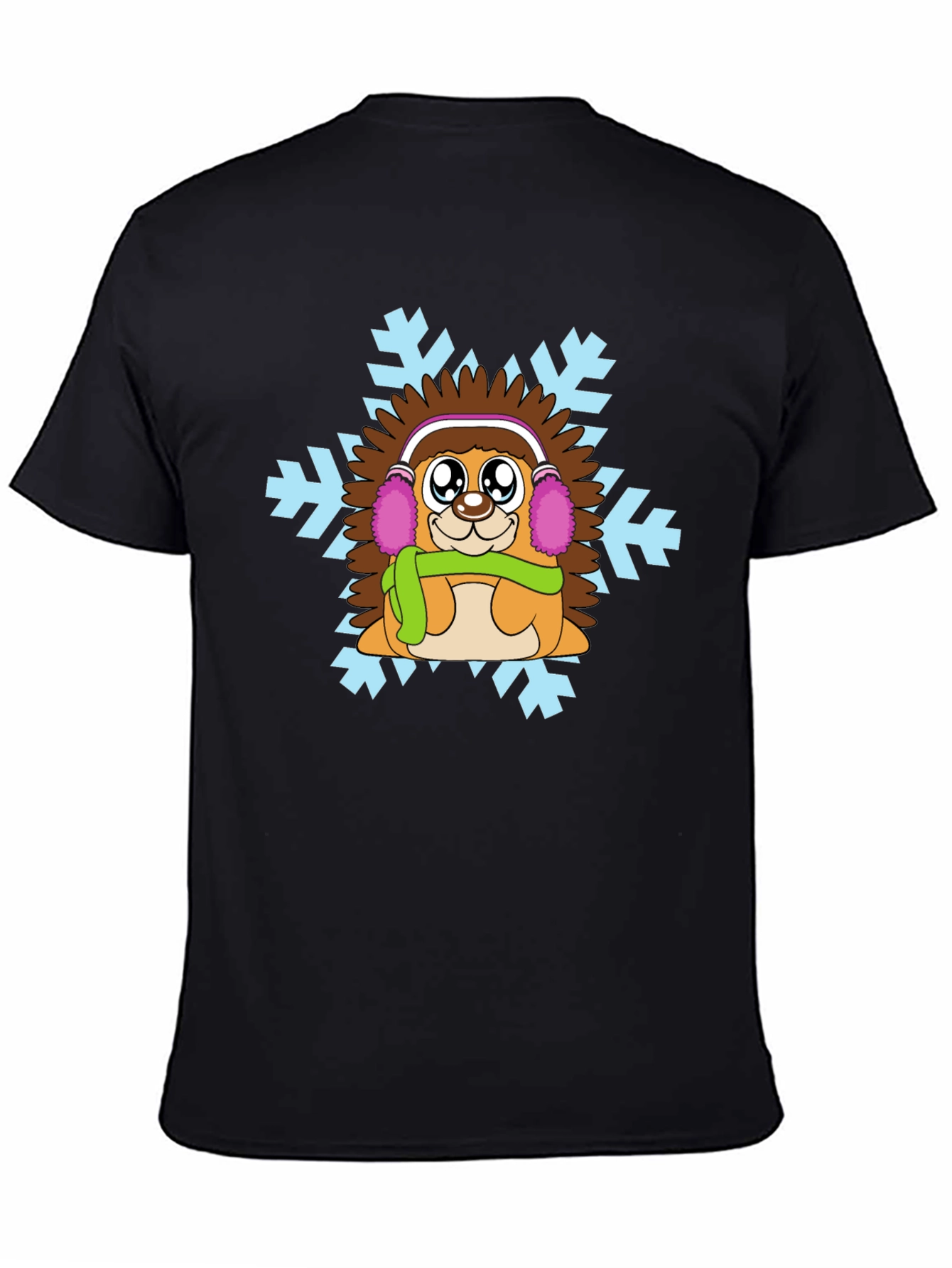 Winter Hedgehog Graphic T-Shirt