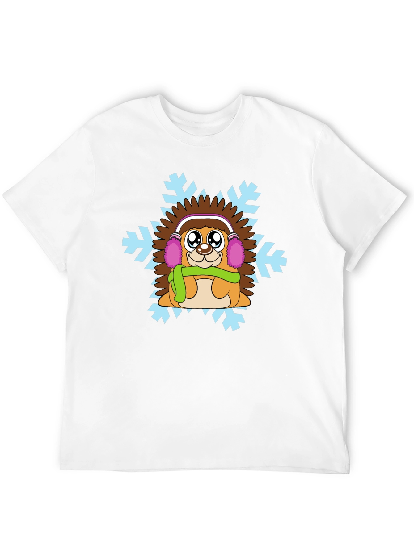 Winter Hedgehog Graphic T-Shirt