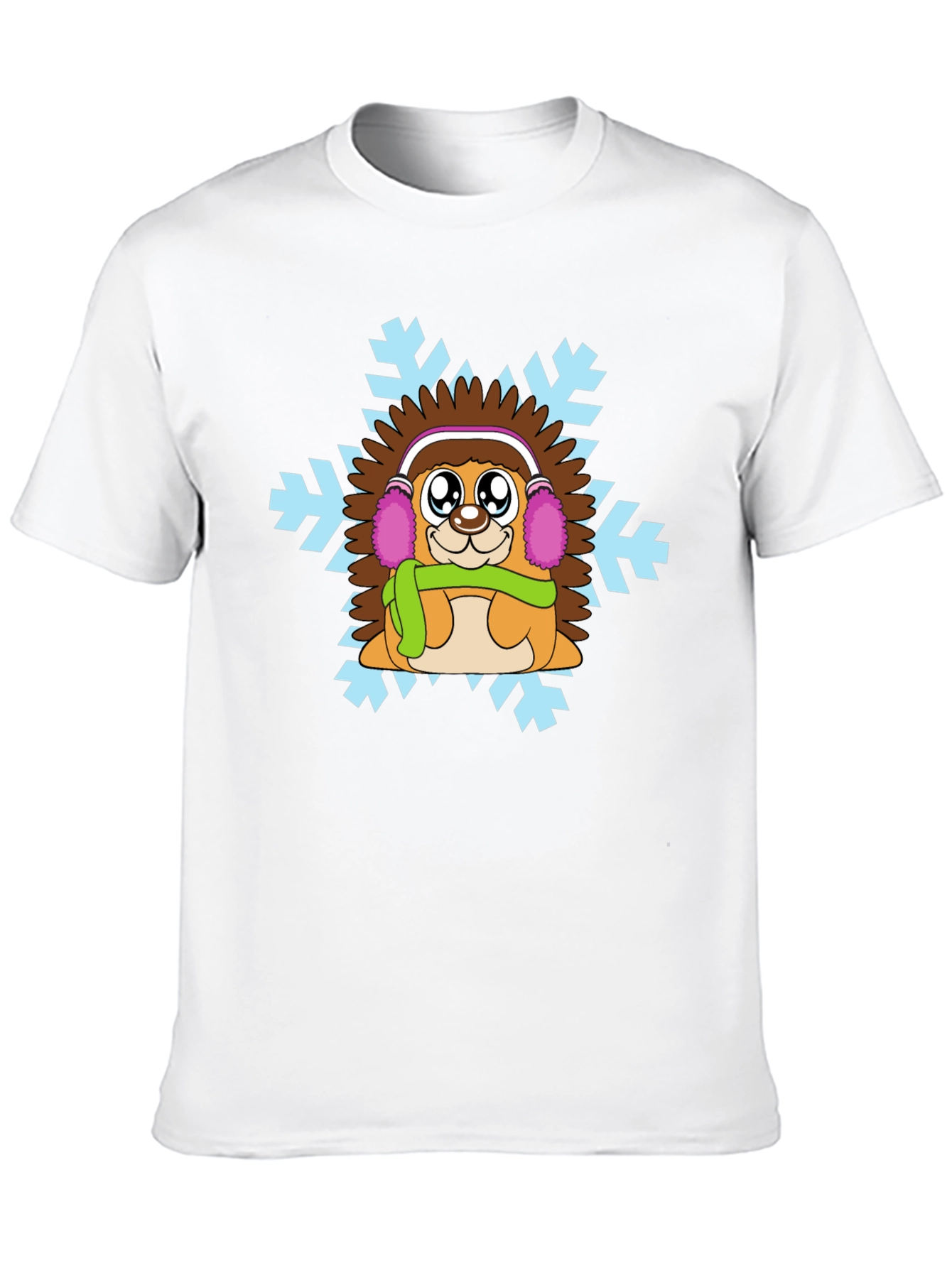 Winter Hedgehog Graphic T-Shirt
