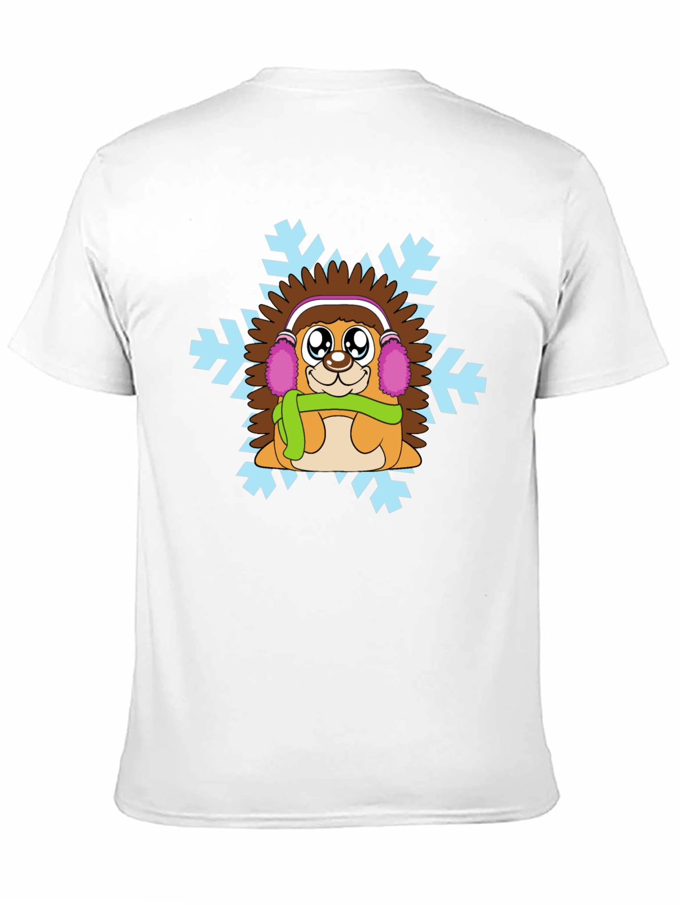 Winter Hedgehog Graphic T-Shirt