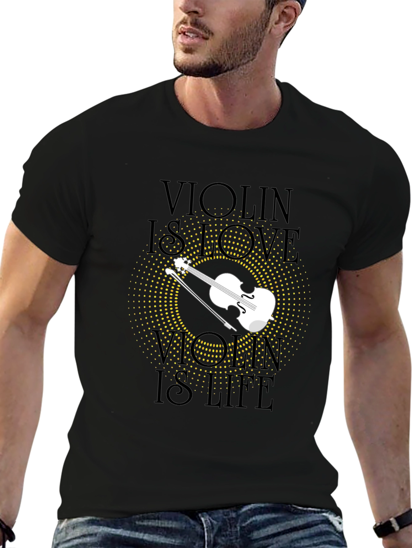 Violin is Love Violin is Life Graphic Tee