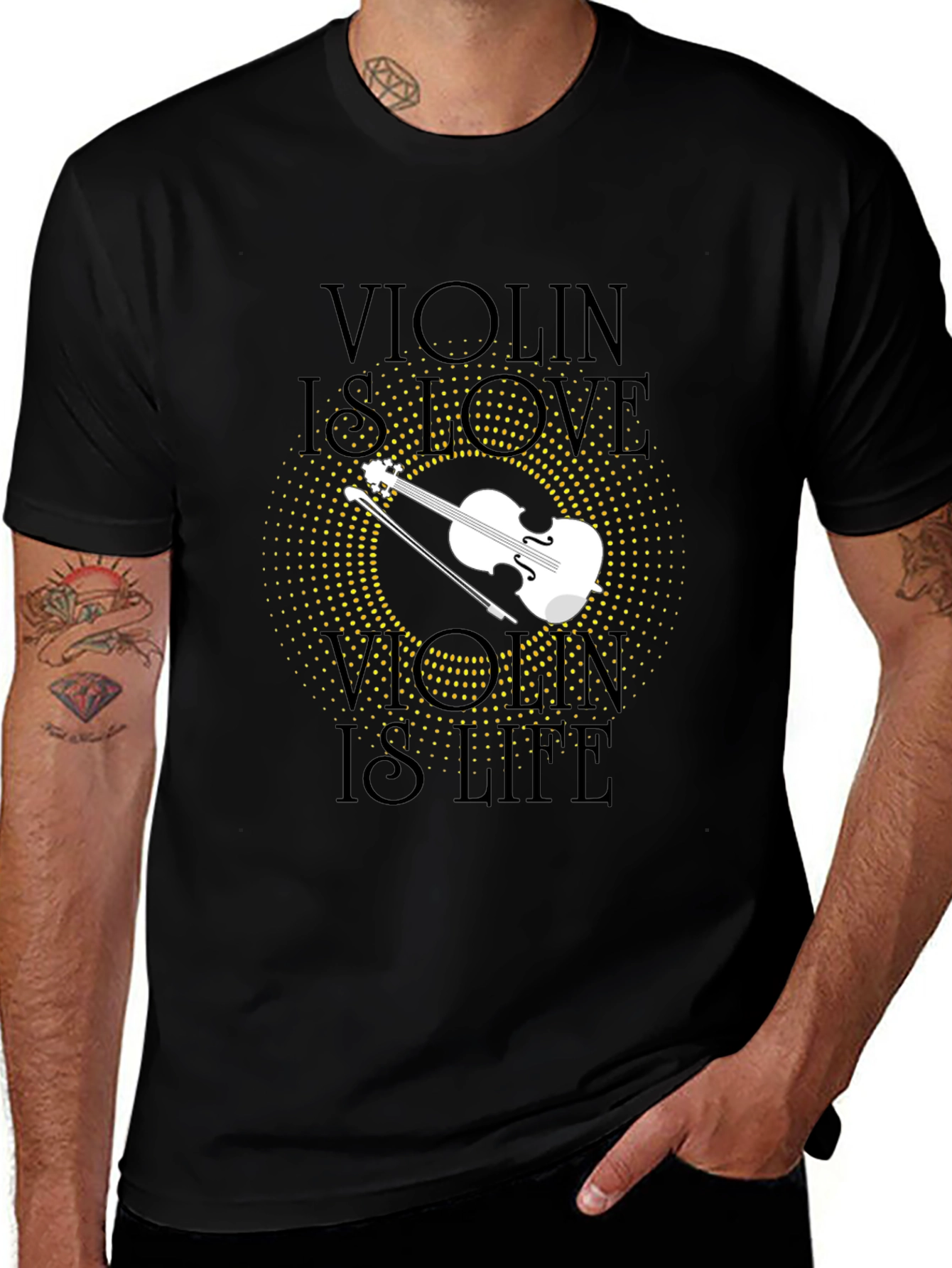 Violin is Love Violin is Life Graphic Tee