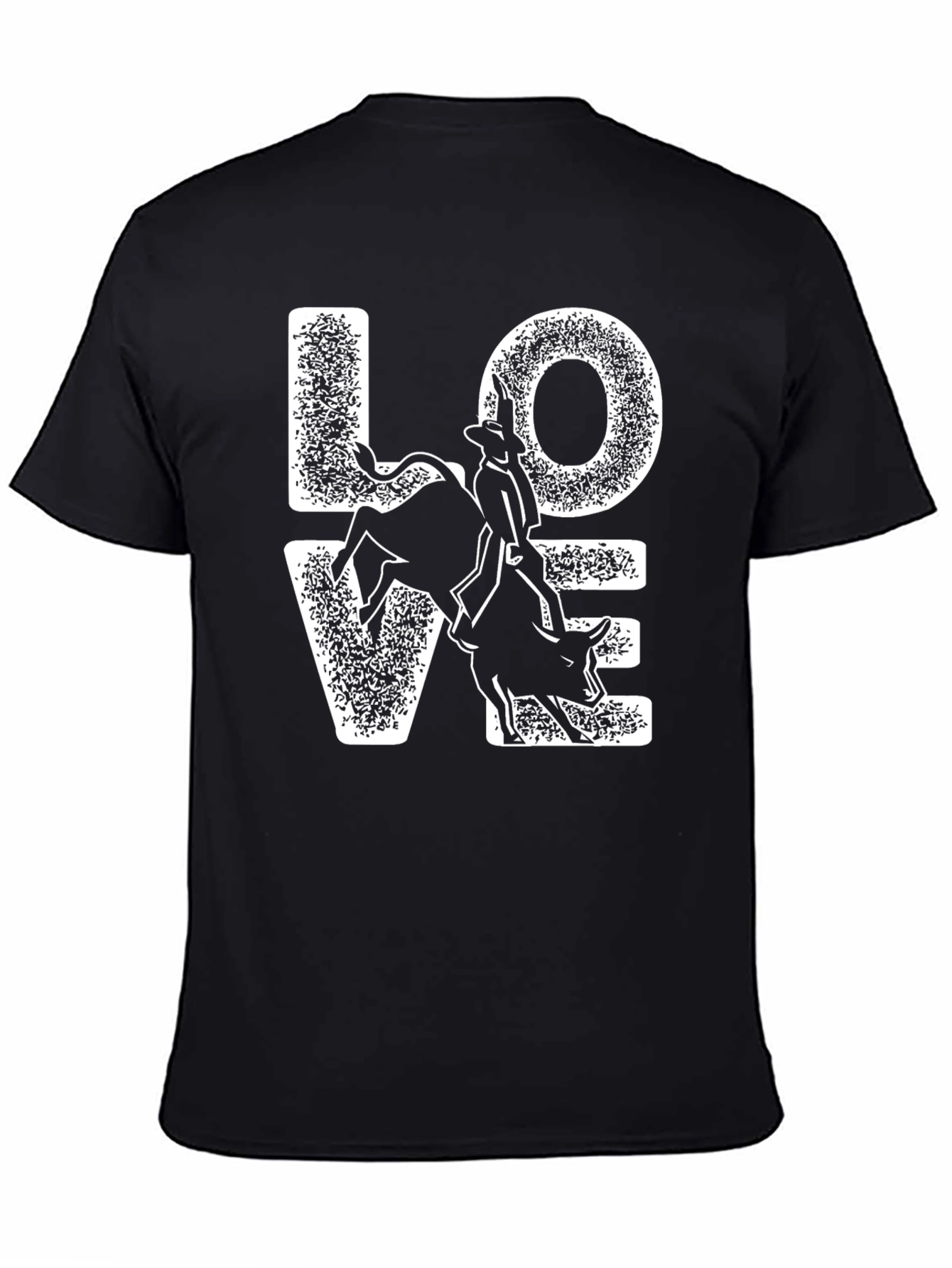 Love Rodeo Bull Riding Graphic Tee