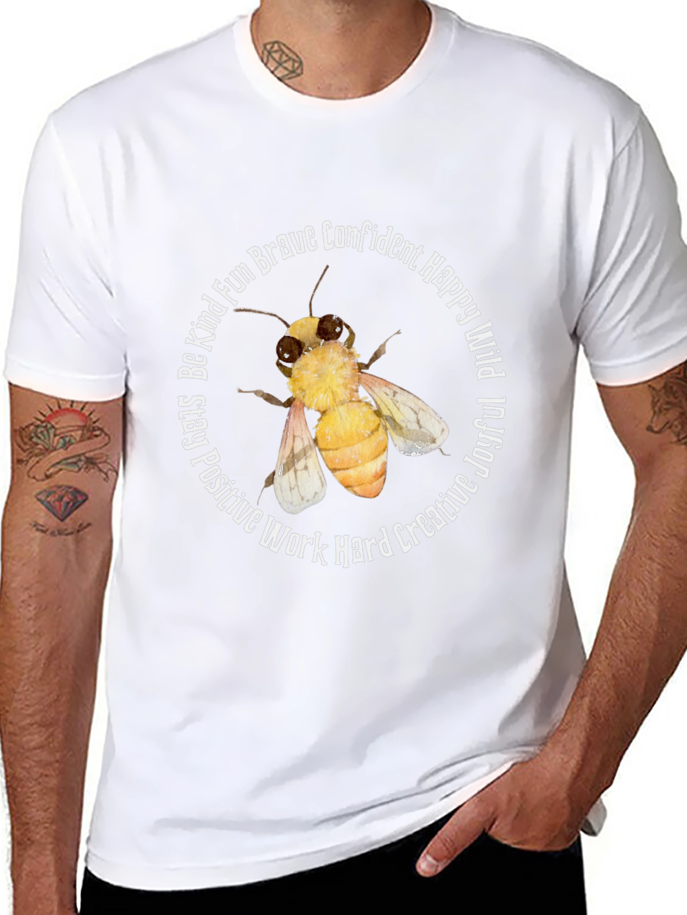 Bee Kind Graphic T-Shirt - Positive Vibe Tee