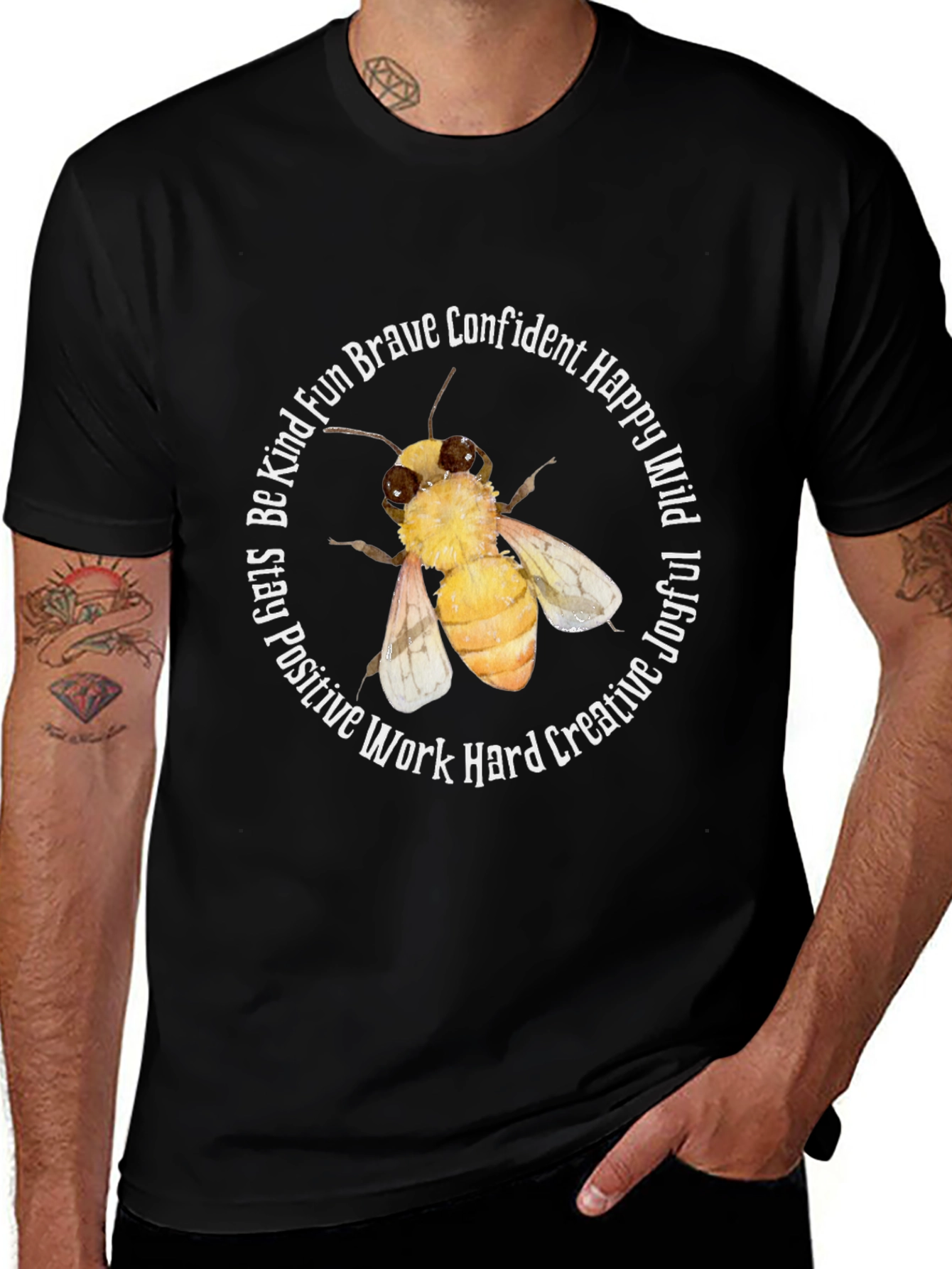 Bee Kind Graphic T-Shirt - Positive Vibe Tee
