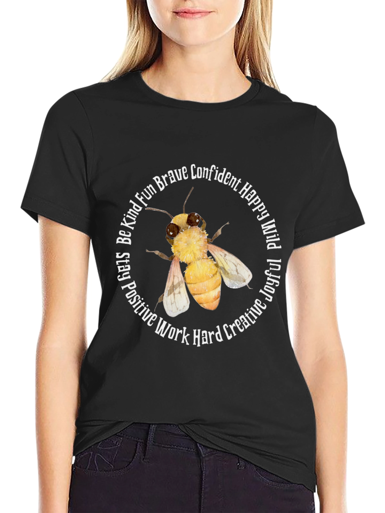 Bee Kind Graphic T-Shirt - Positive Vibe Tee