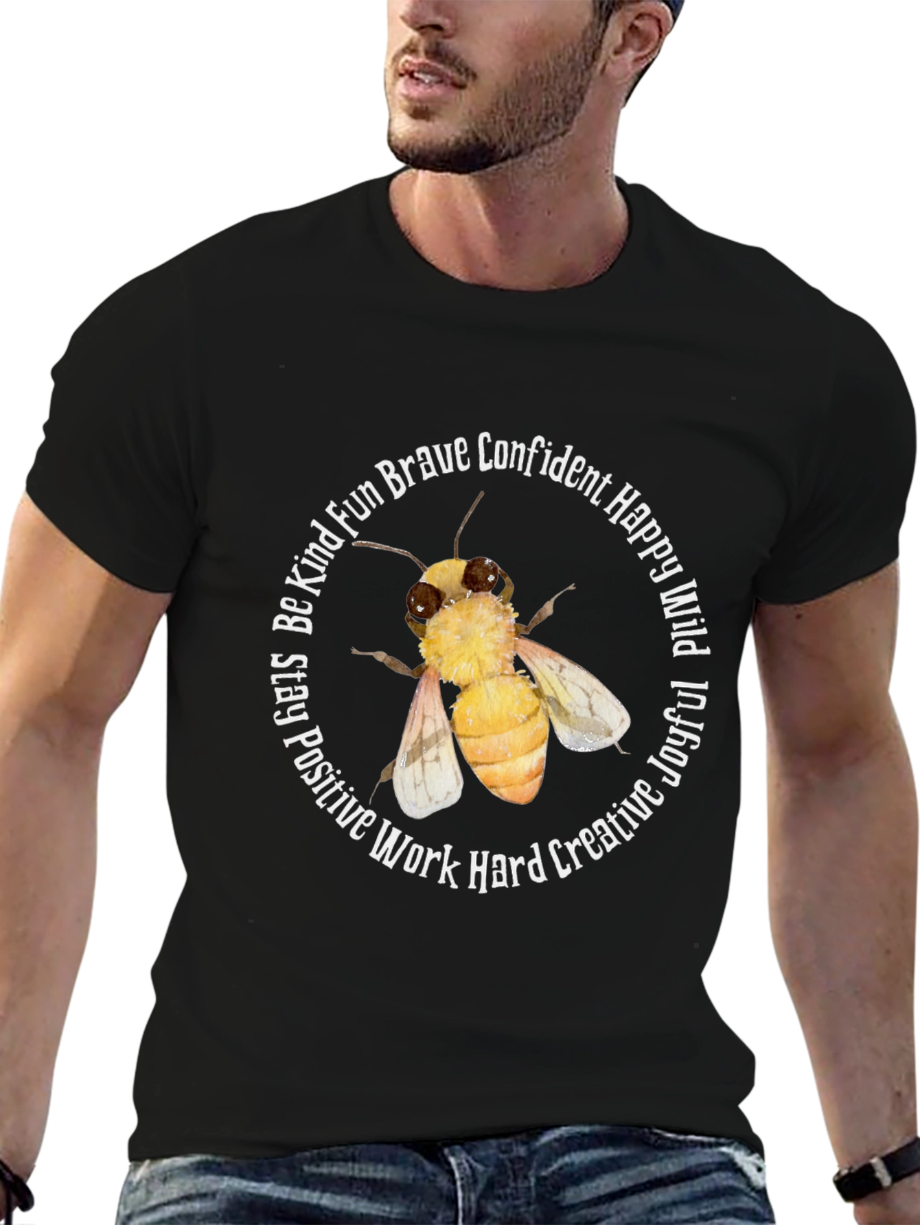 Bee Kind Graphic T-Shirt - Positive Vibe Tee
