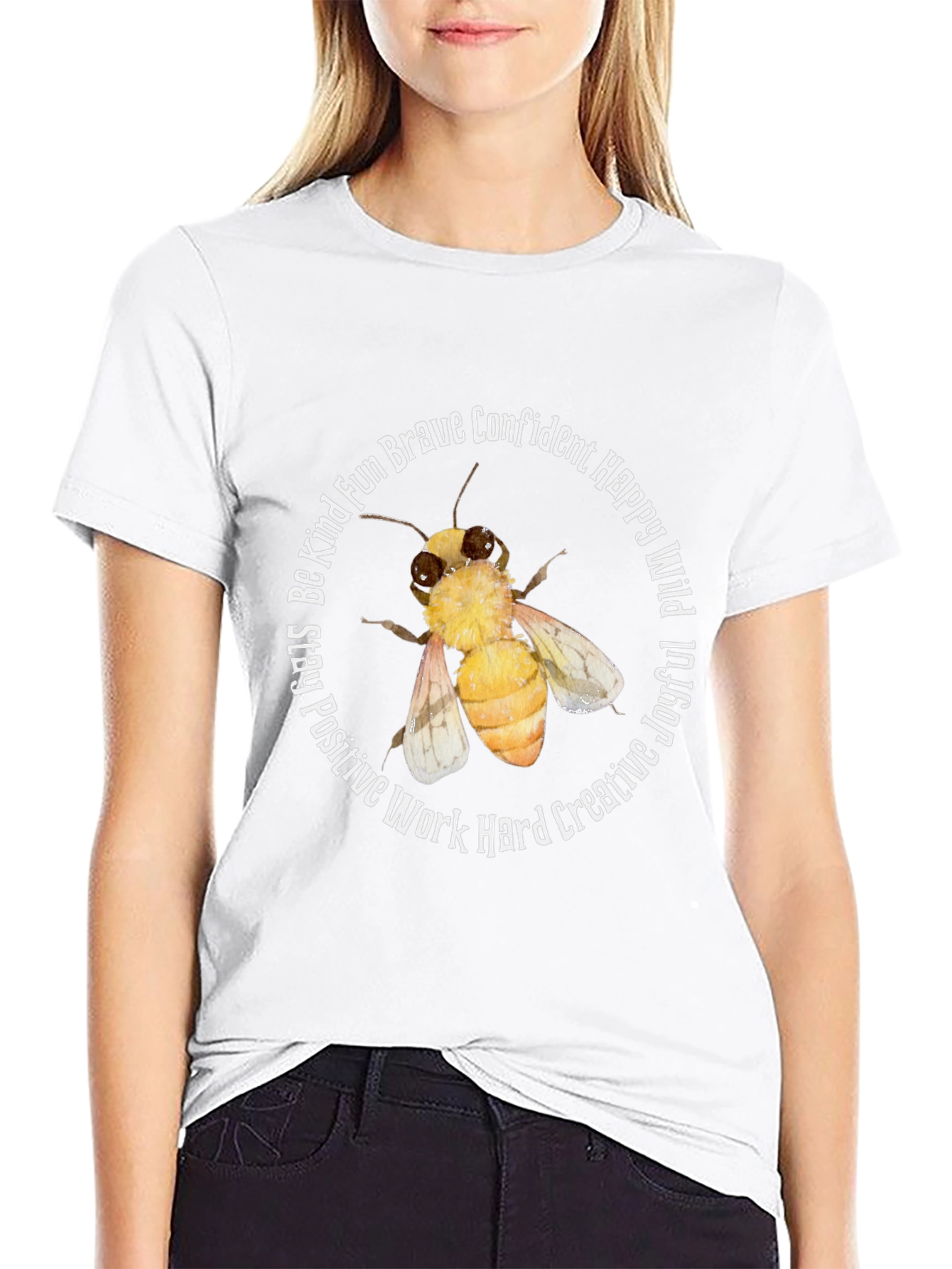 Bee Kind Graphic T-Shirt - Positive Vibe Tee