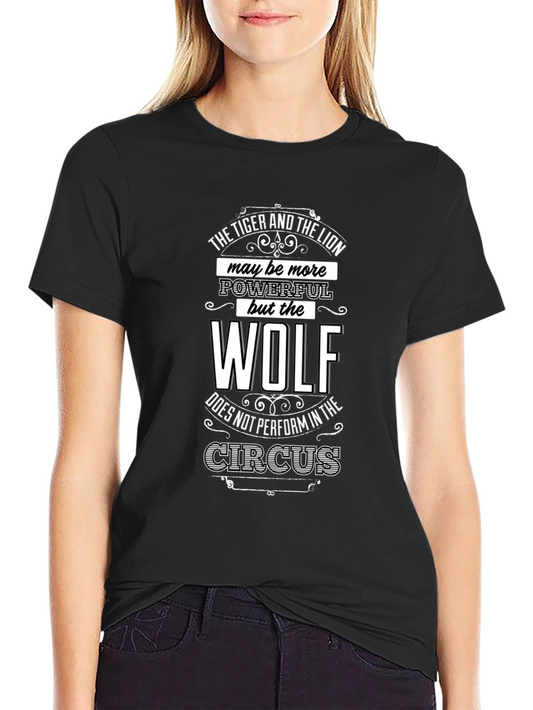 Wolf Circus T-Shirt - Powerful and Unique Design