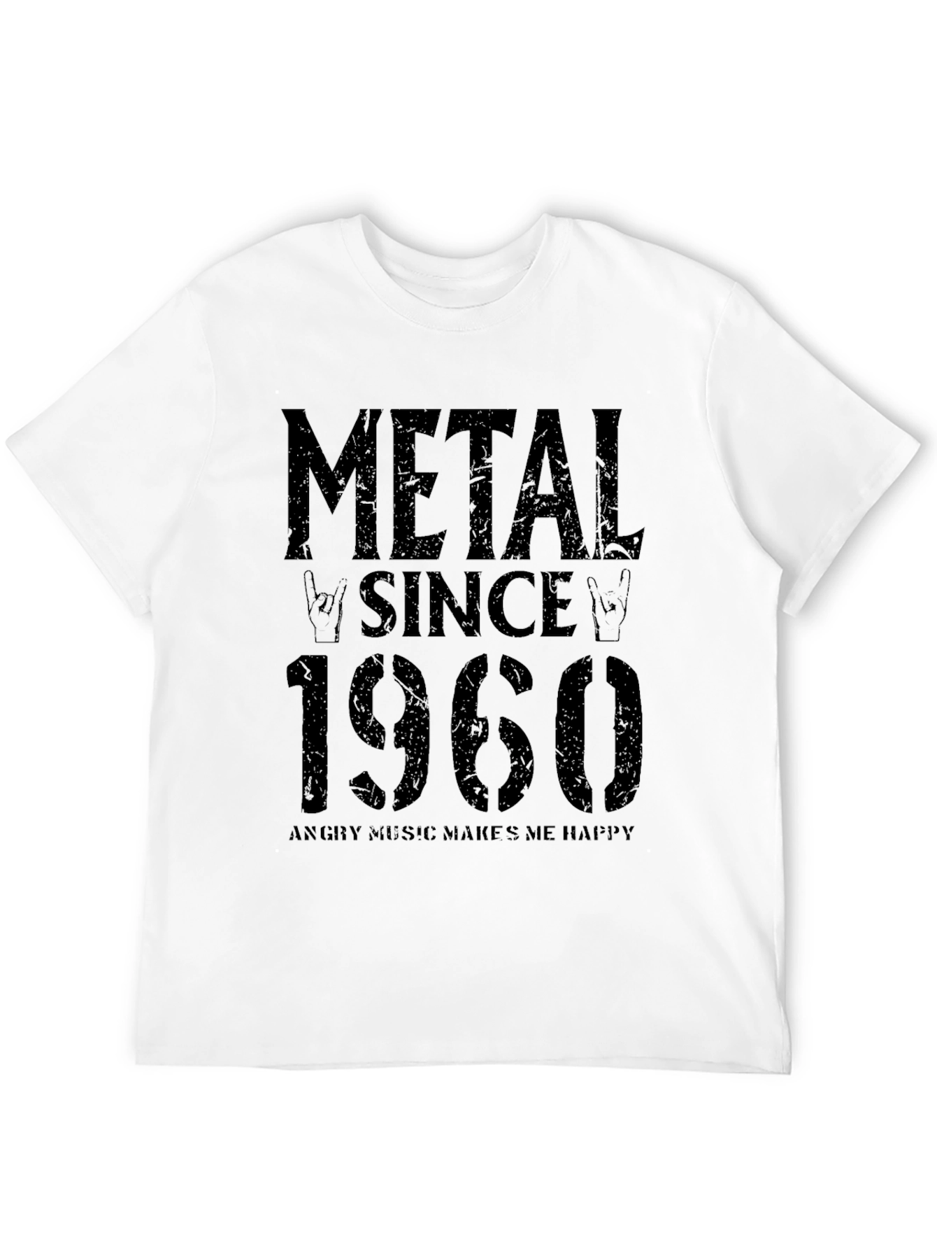 Metal Since 1960 Graphic Tee - Rock Music T-Shirt