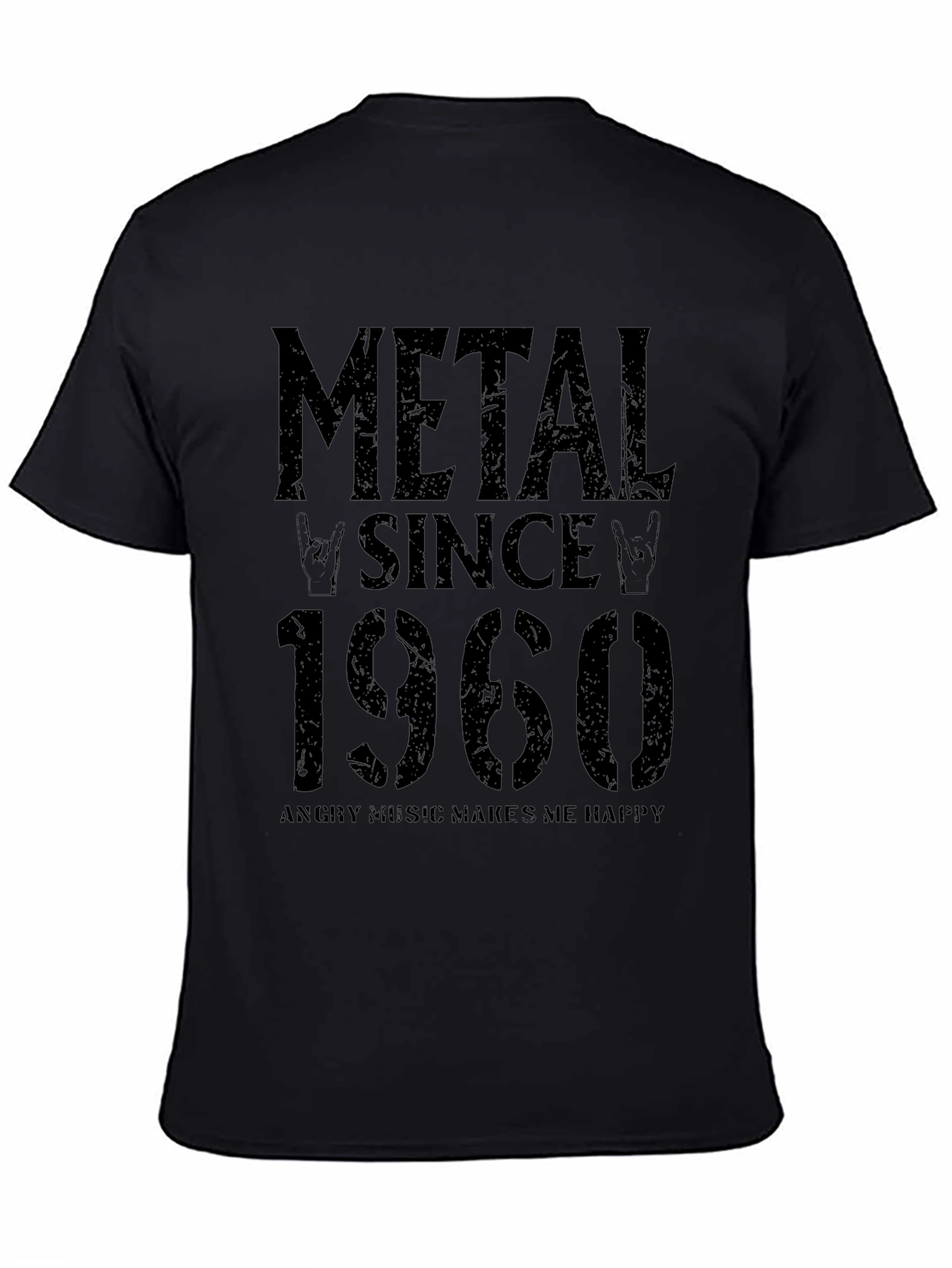 Metal Since 1960 Graphic Tee - Rock Music T-Shirt