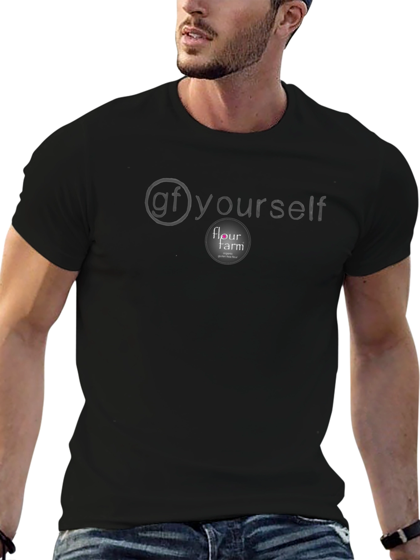 GF Yourself Black Graphic Tee