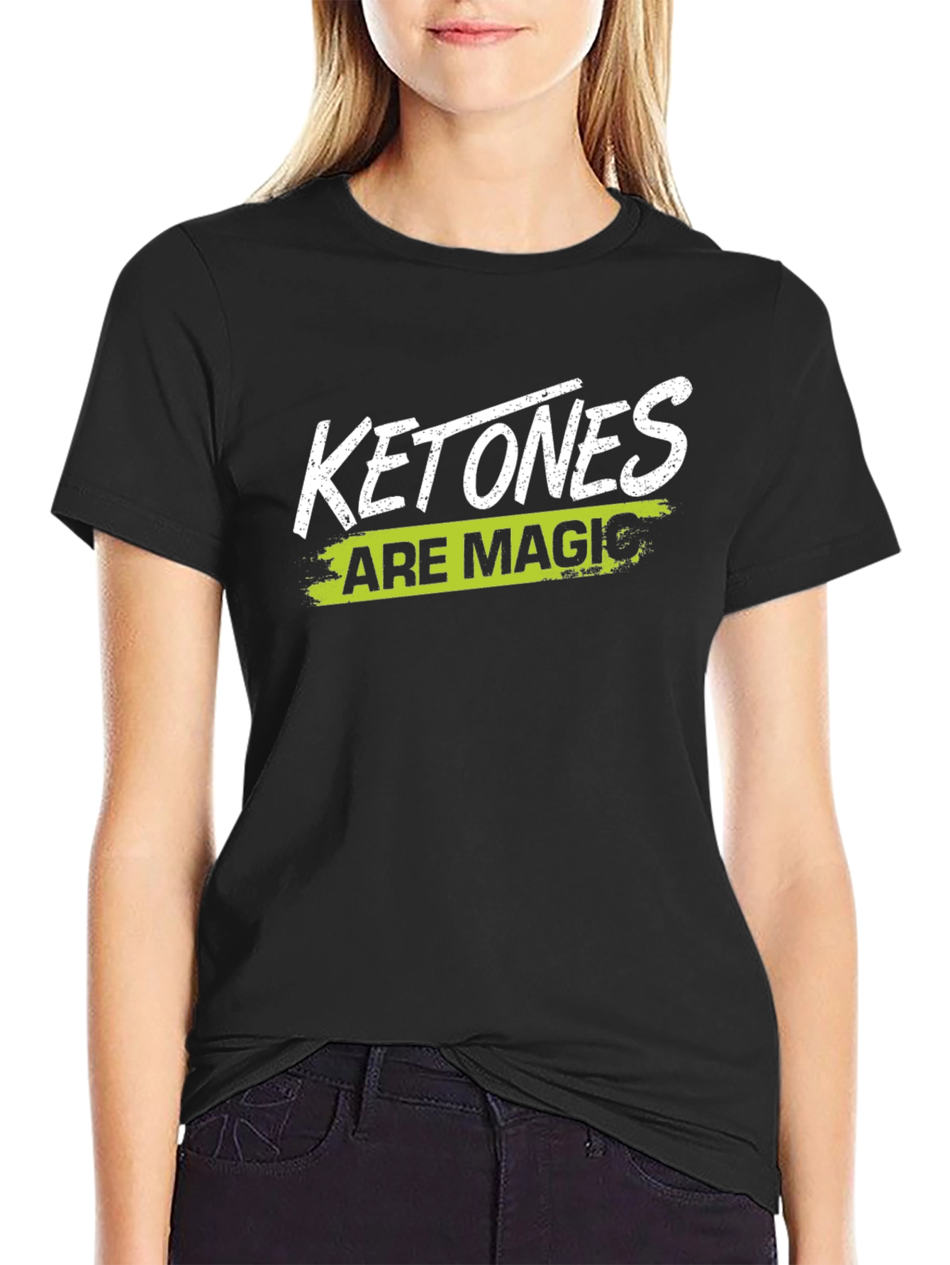 Ketones Are Magic Black Graphic T-Shirt
