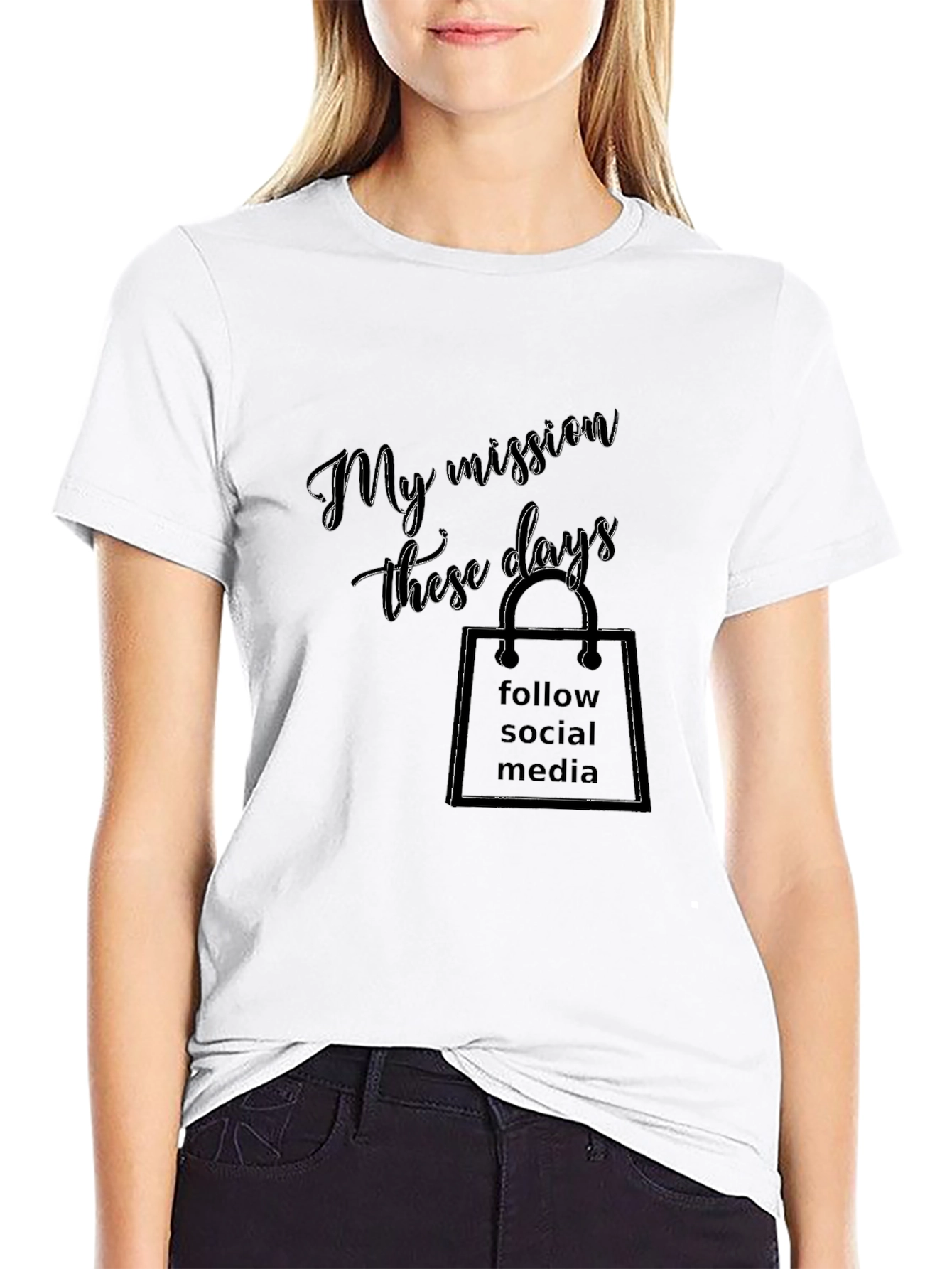 My Mission T-Shirt - Follow Social Media Style