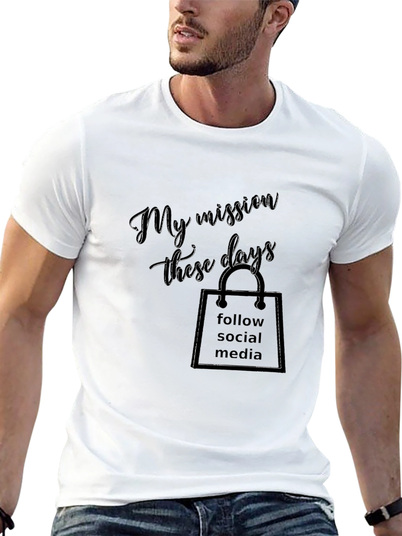My Mission T-Shirt - Follow Social Media Style