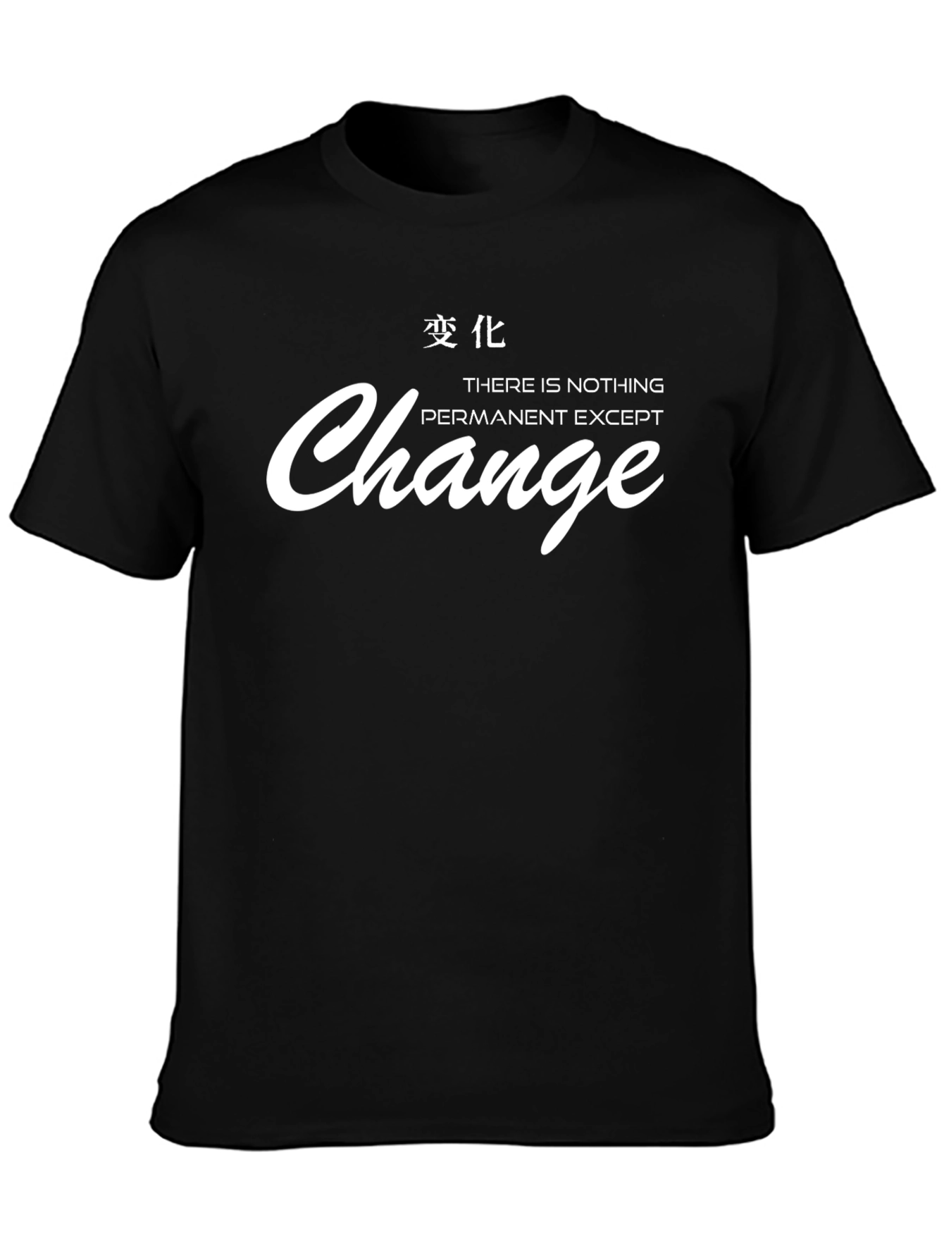 Change T-Shirt - There is Nothing Permanent Except Change