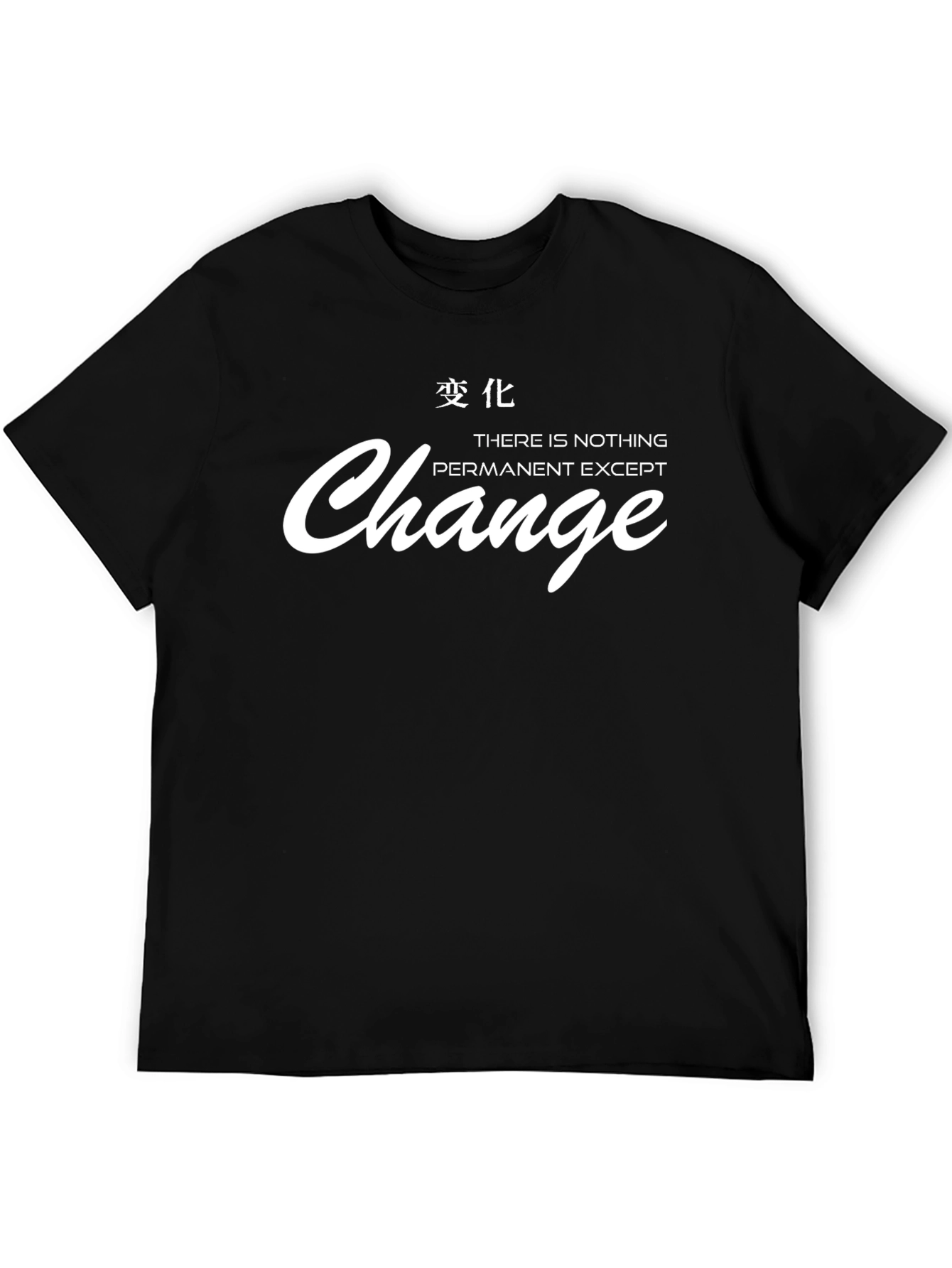 Change T-Shirt - There is Nothing Permanent Except Change