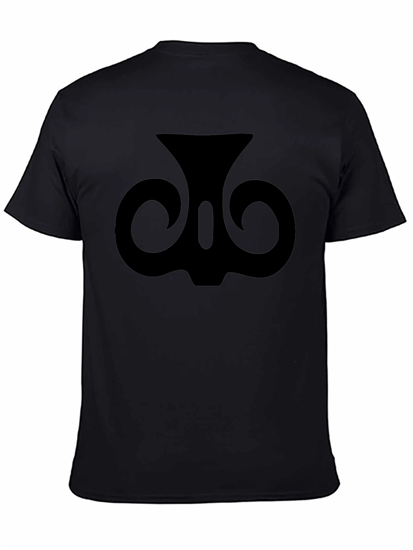 Graphic Print Black T-Shirt