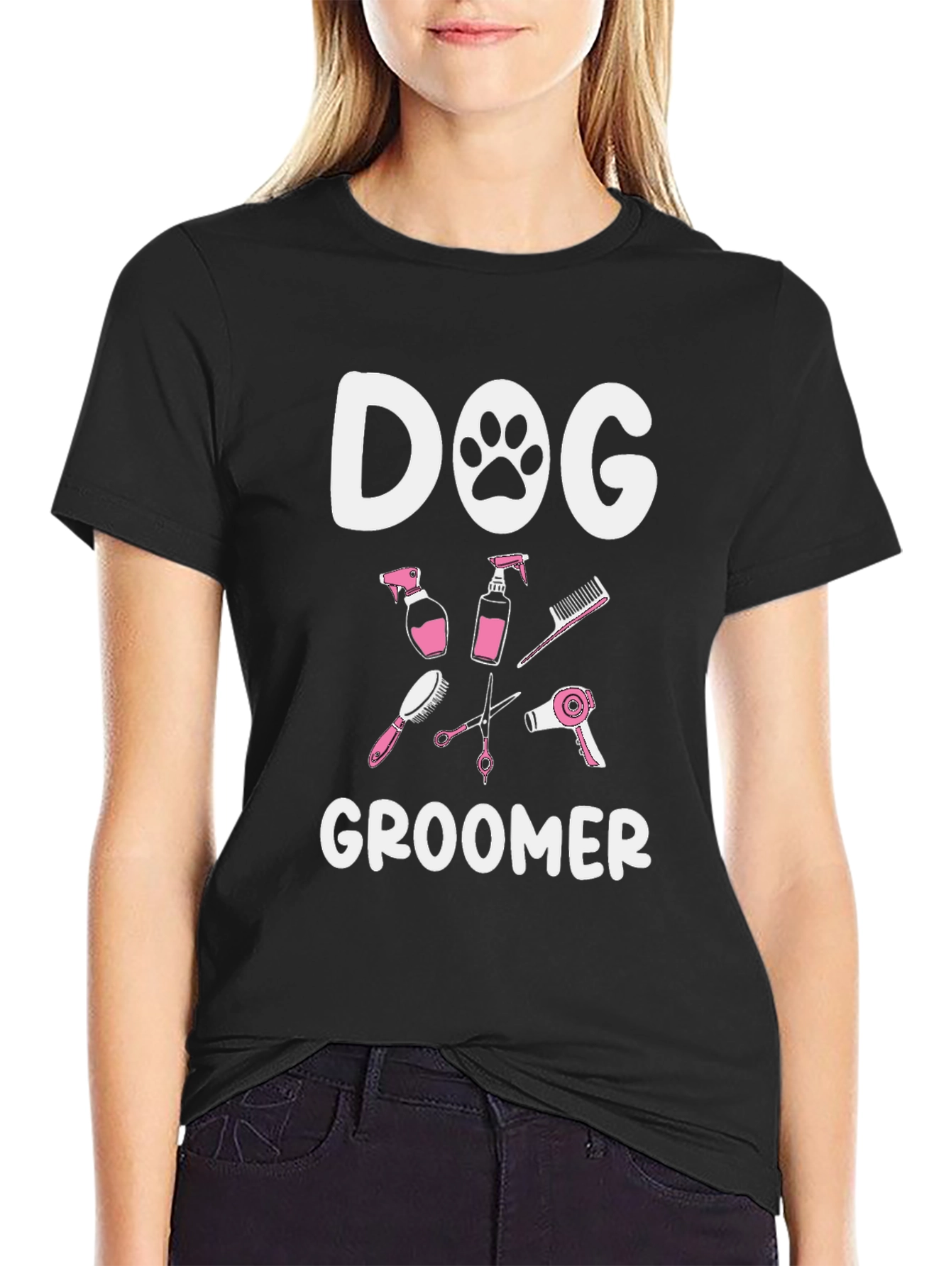 Dog Groomer Graphic T-Shirt