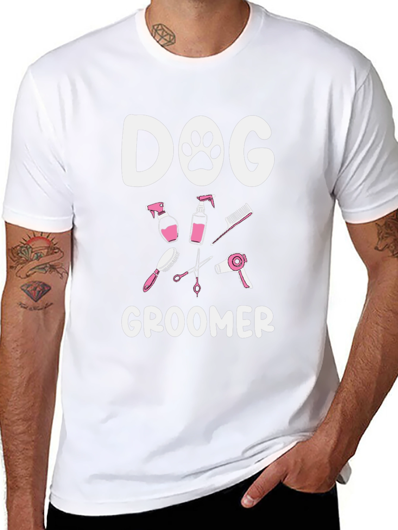 Dog Groomer Graphic T-Shirt