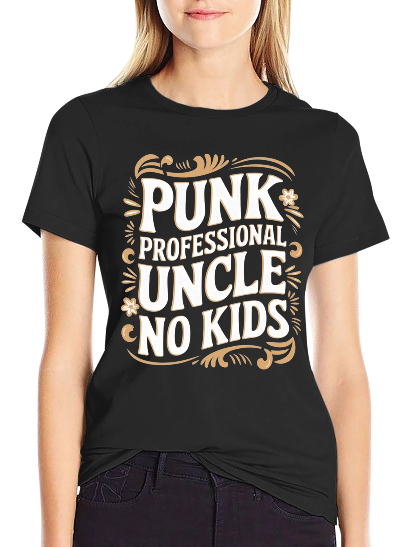 Punk Professional Uncle No Kids T-Shirt