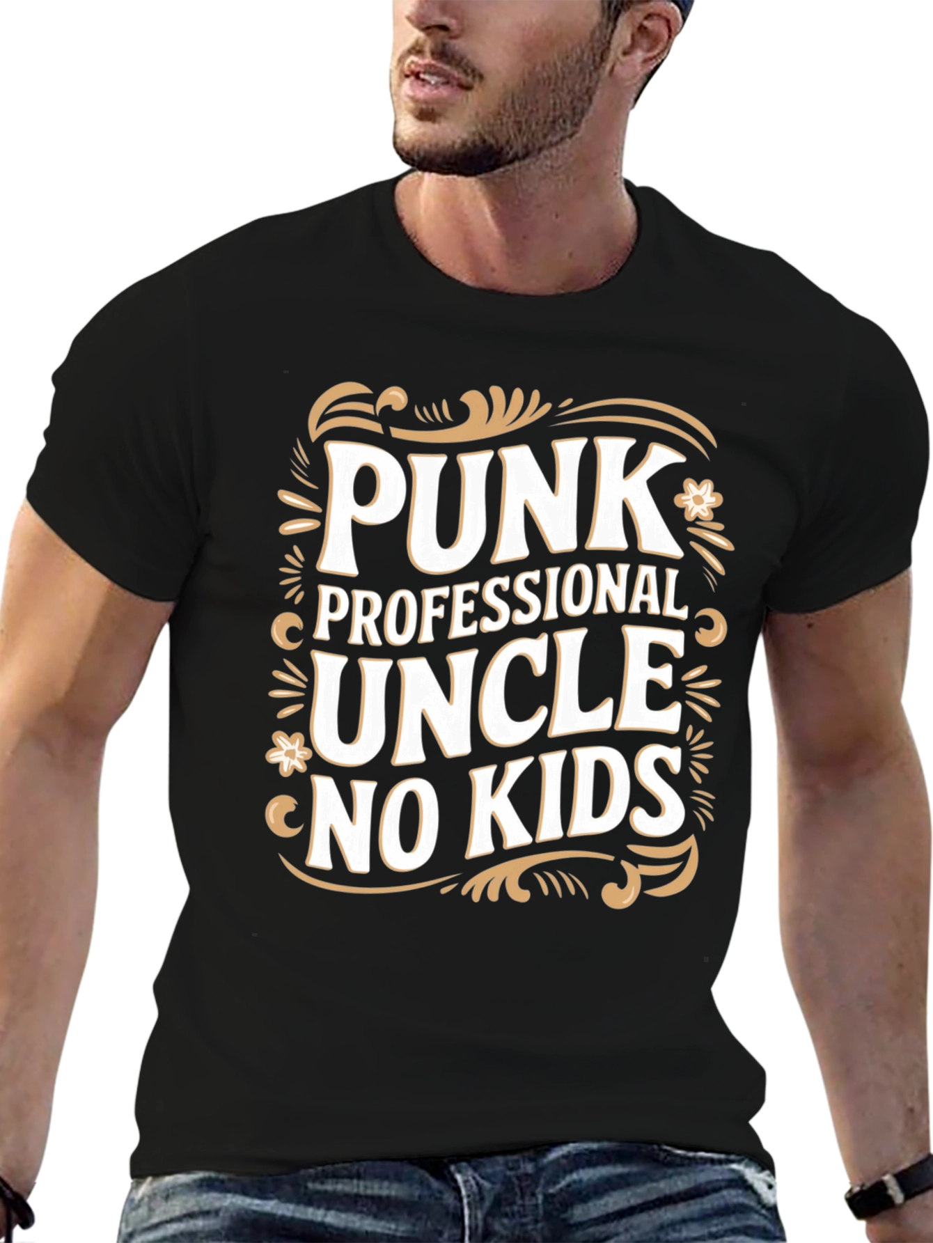 Punk Professional Uncle No Kids T-Shirt