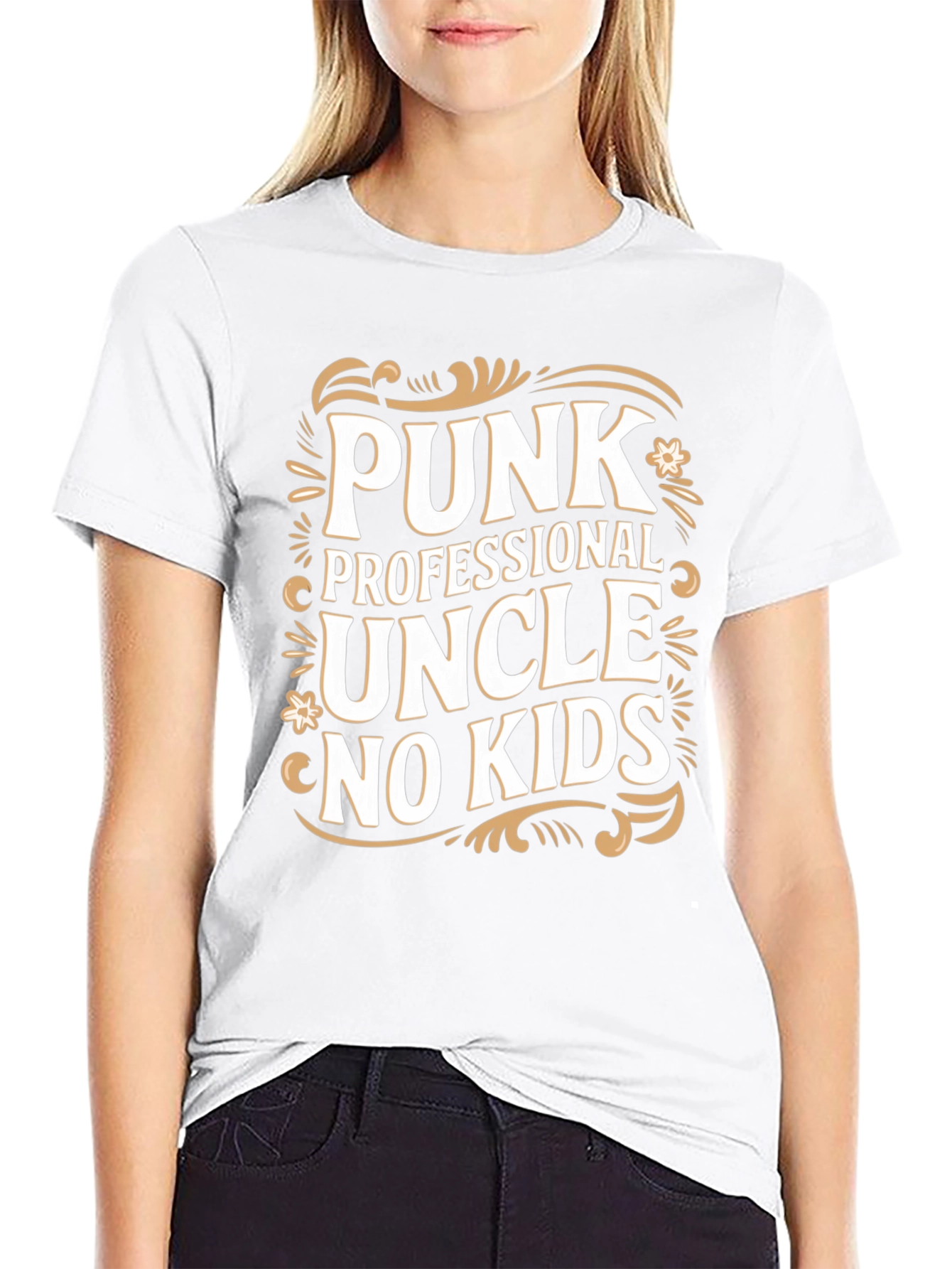 Punk Professional Uncle No Kids T-Shirt