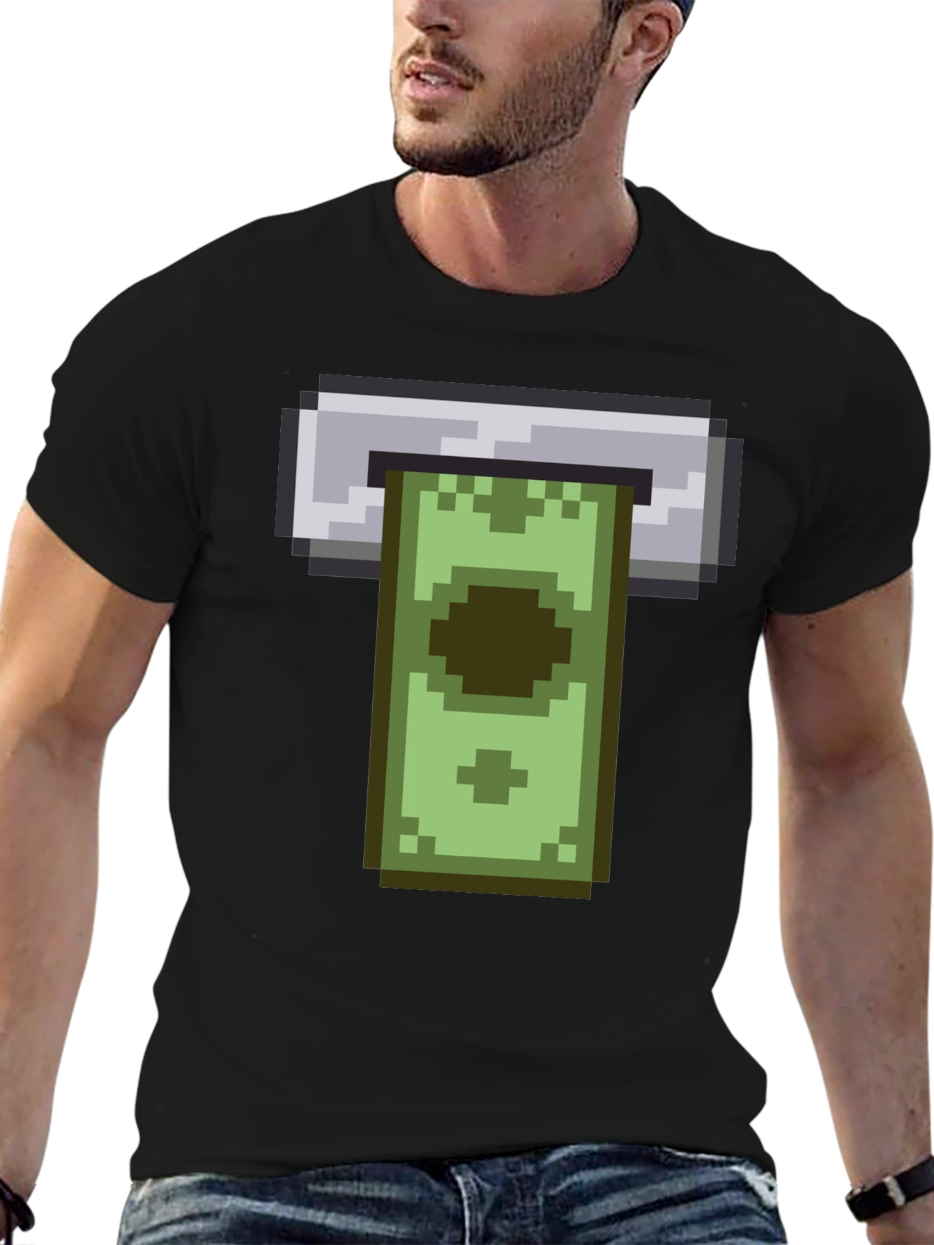 Pixel ATM T-Shirt - Funny Retro 8-bit Design
