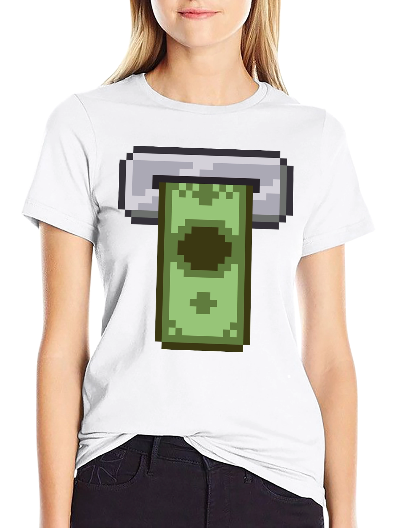 Pixel ATM T-Shirt - Funny Retro 8-bit Design