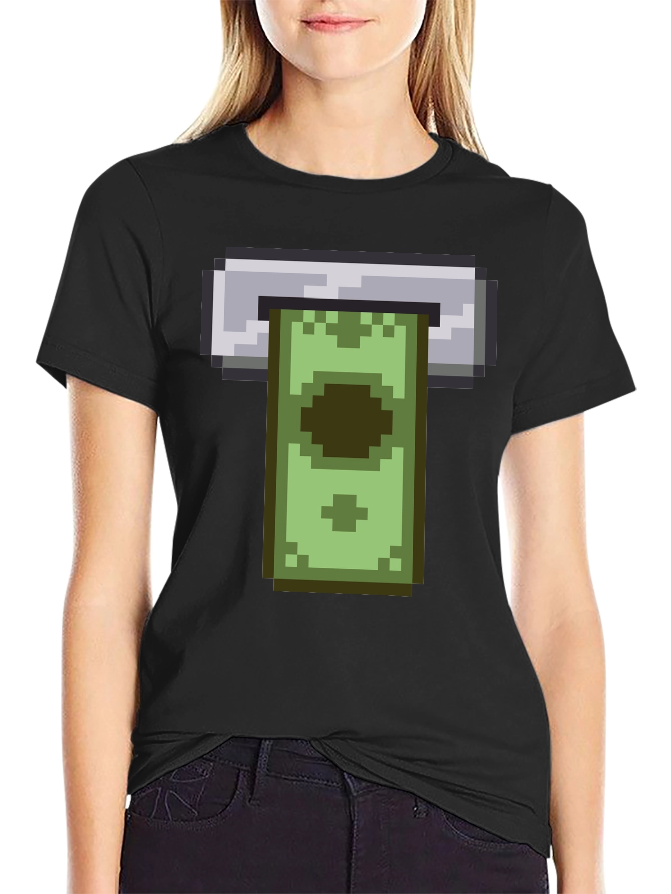 Pixel ATM T-Shirt - Funny Retro 8-bit Design