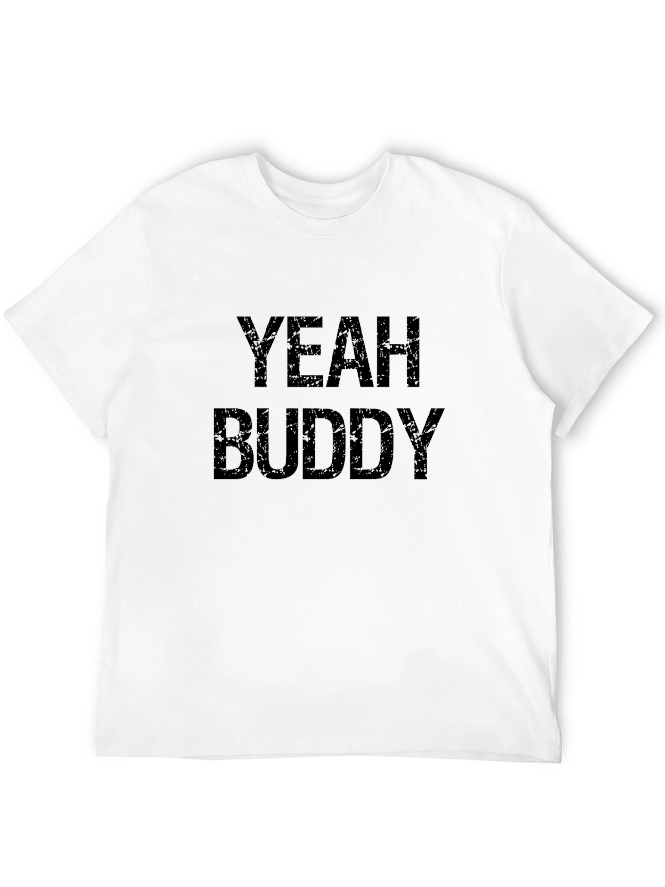 Yeah Buddy Graphic Tee - Black Cotton T-Shirt