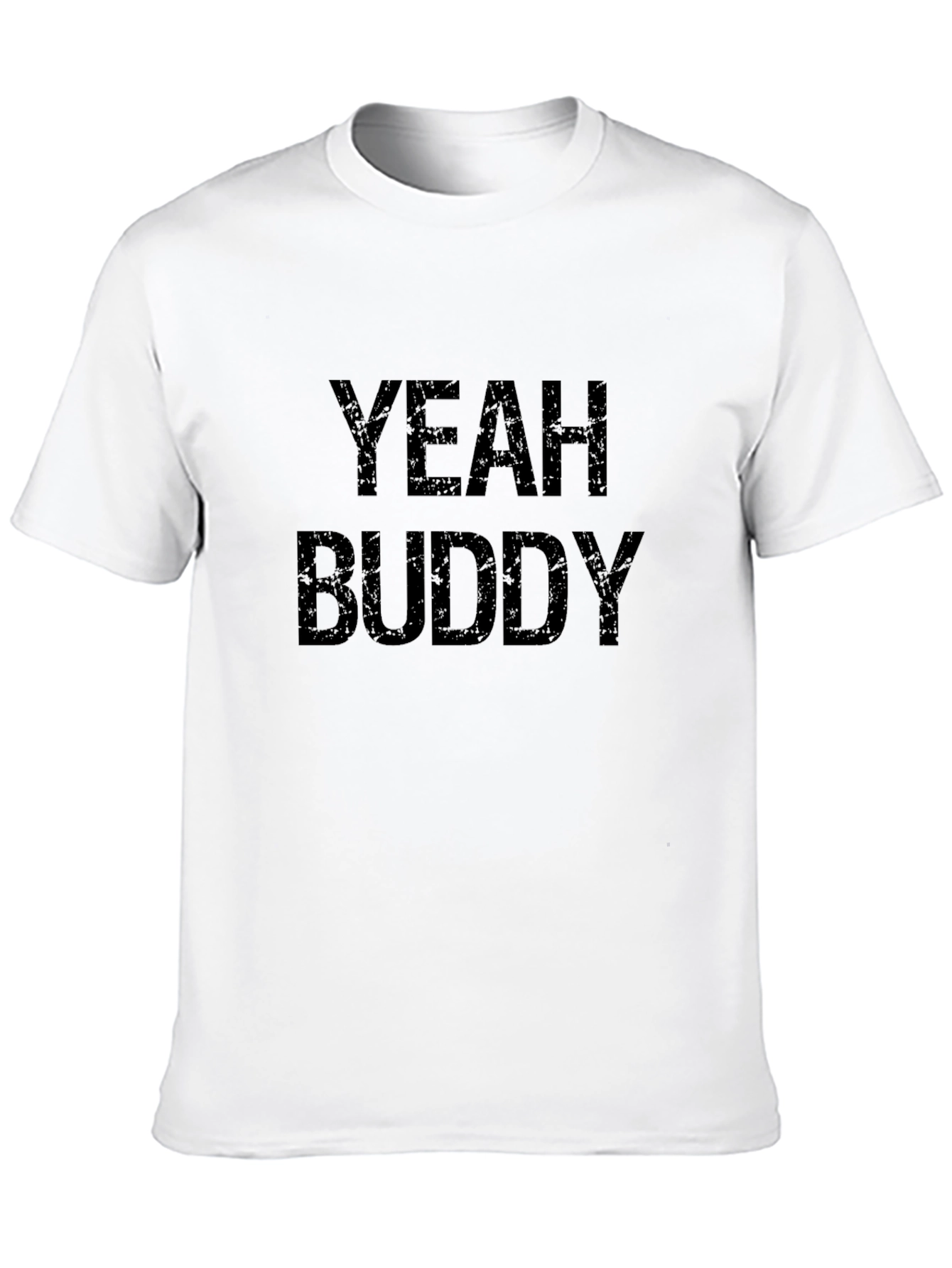 Yeah Buddy Graphic Tee - Black Cotton T-Shirt