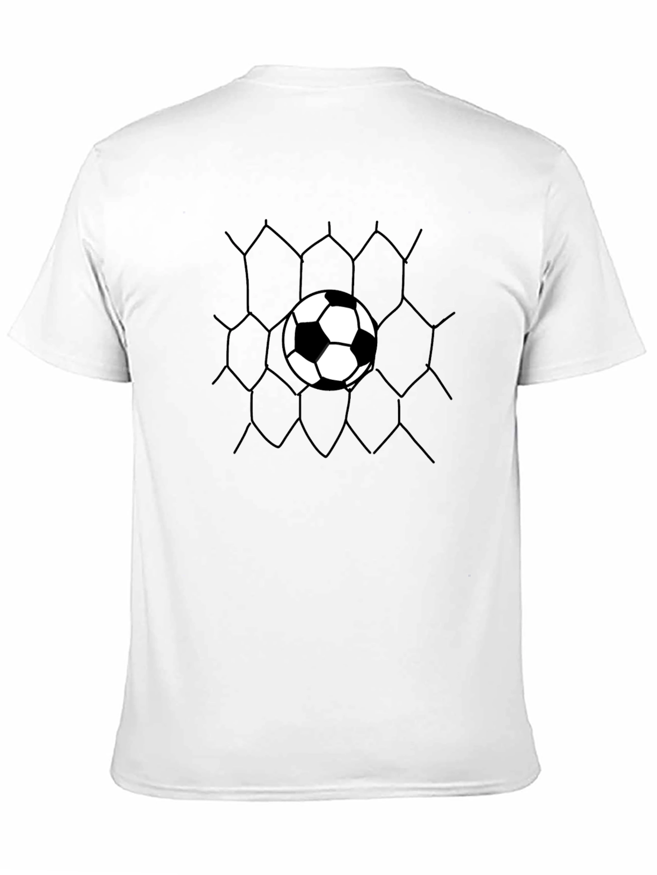 Soccer Goal T-Shirt - Black Graphic Tee