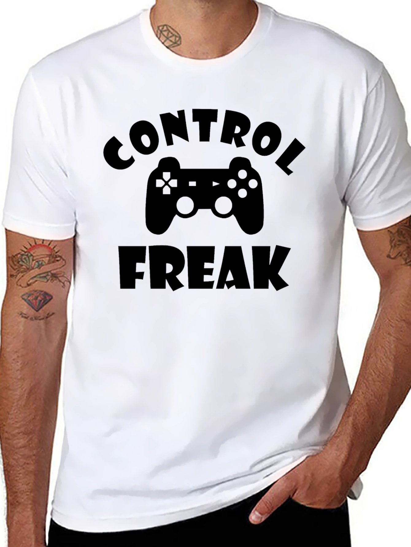 Control Freak Gamer T-Shirt - Black