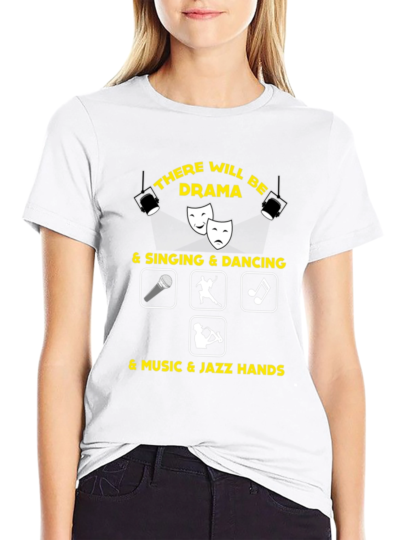 Drama Music T-Shirt Singing Dancing Theatre Tee