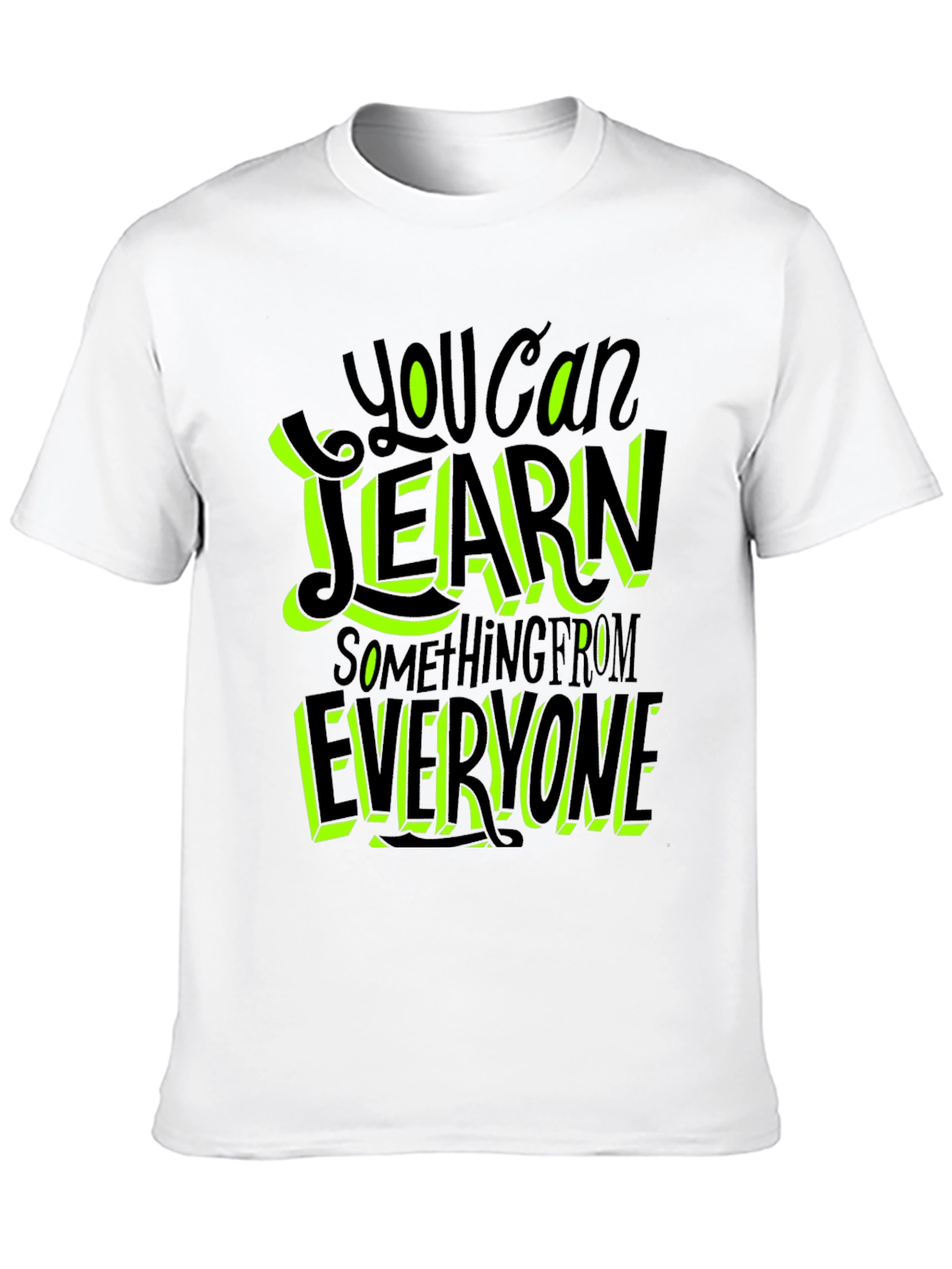 Learn From Everyone Graphic Tee - Black