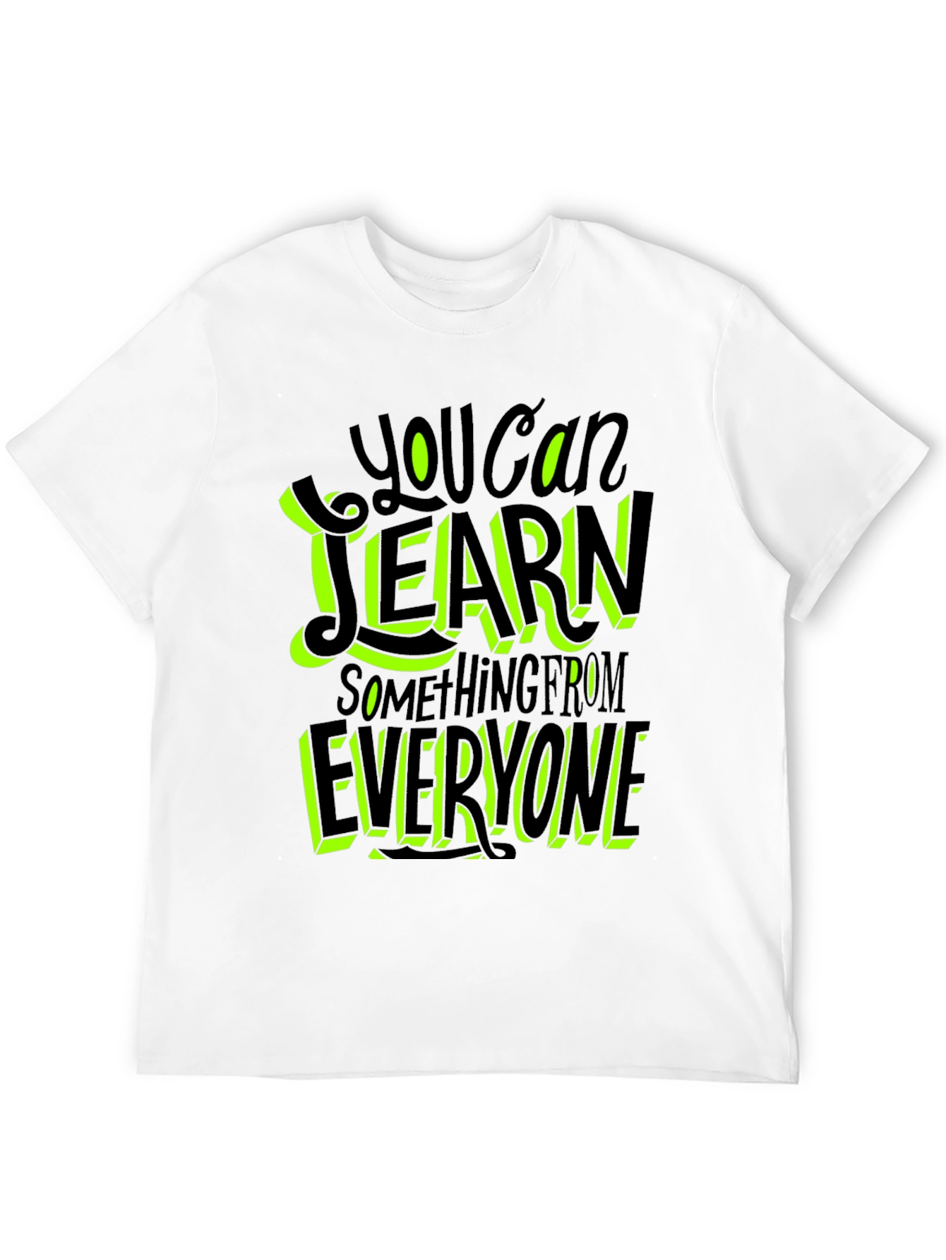 Learn From Everyone Graphic Tee - Black