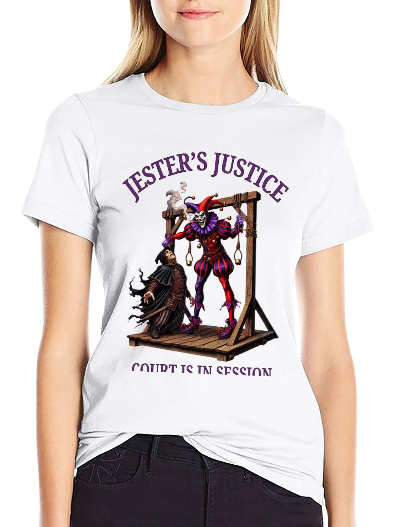 Jesters Justice Graphic T-Shirt