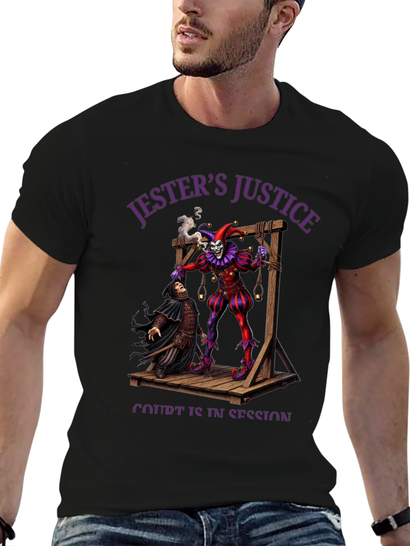 Jesters Justice Graphic T-Shirt