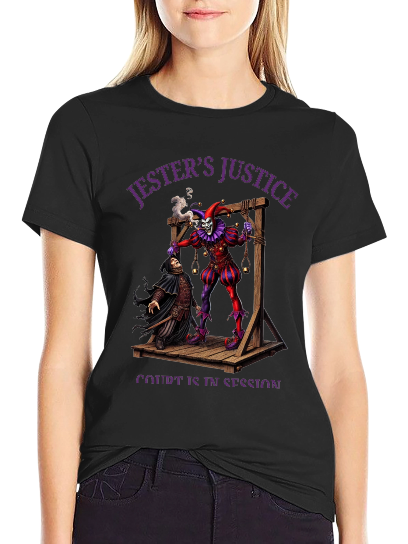 Jesters Justice Graphic T-Shirt