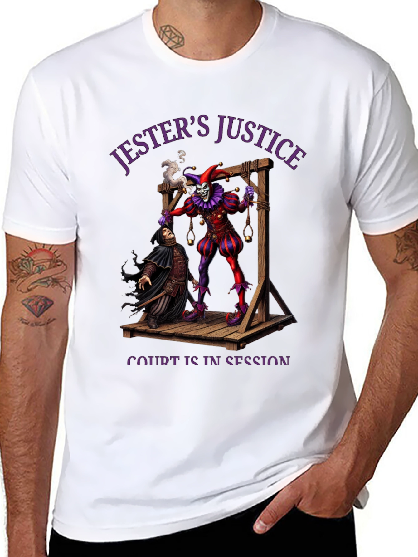 Jesters Justice Graphic T-Shirt
