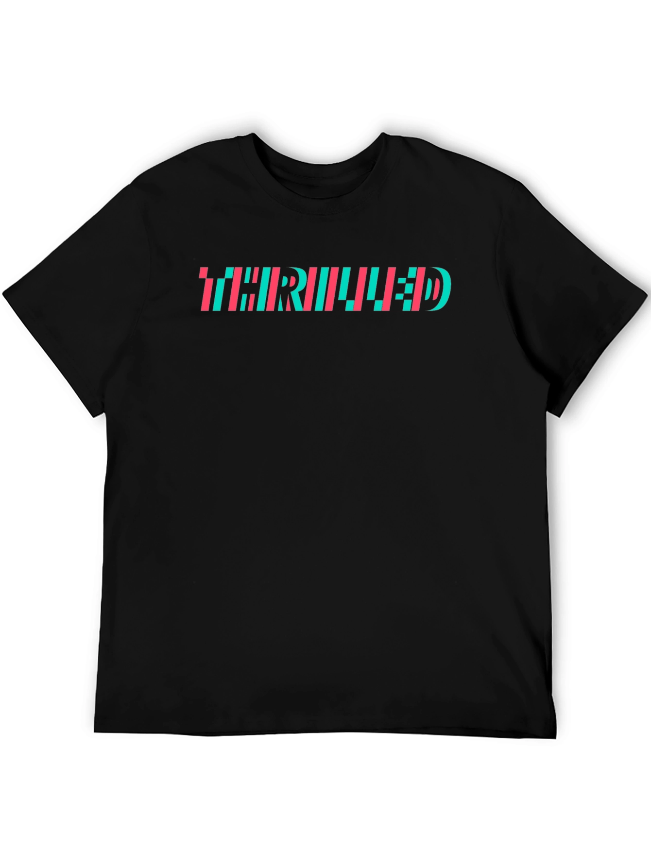 Thrilled Graphic Tee - Mens Black T-Shirt