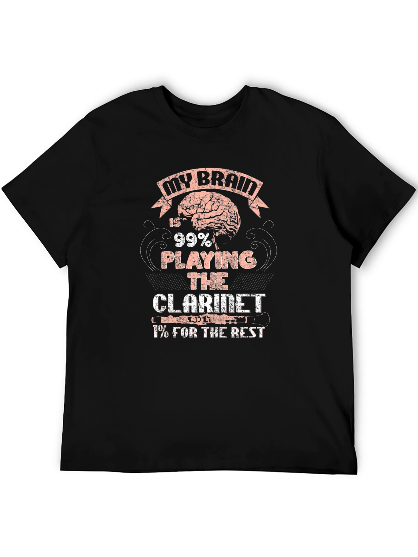 My Brain Clarinet Player T-Shirt