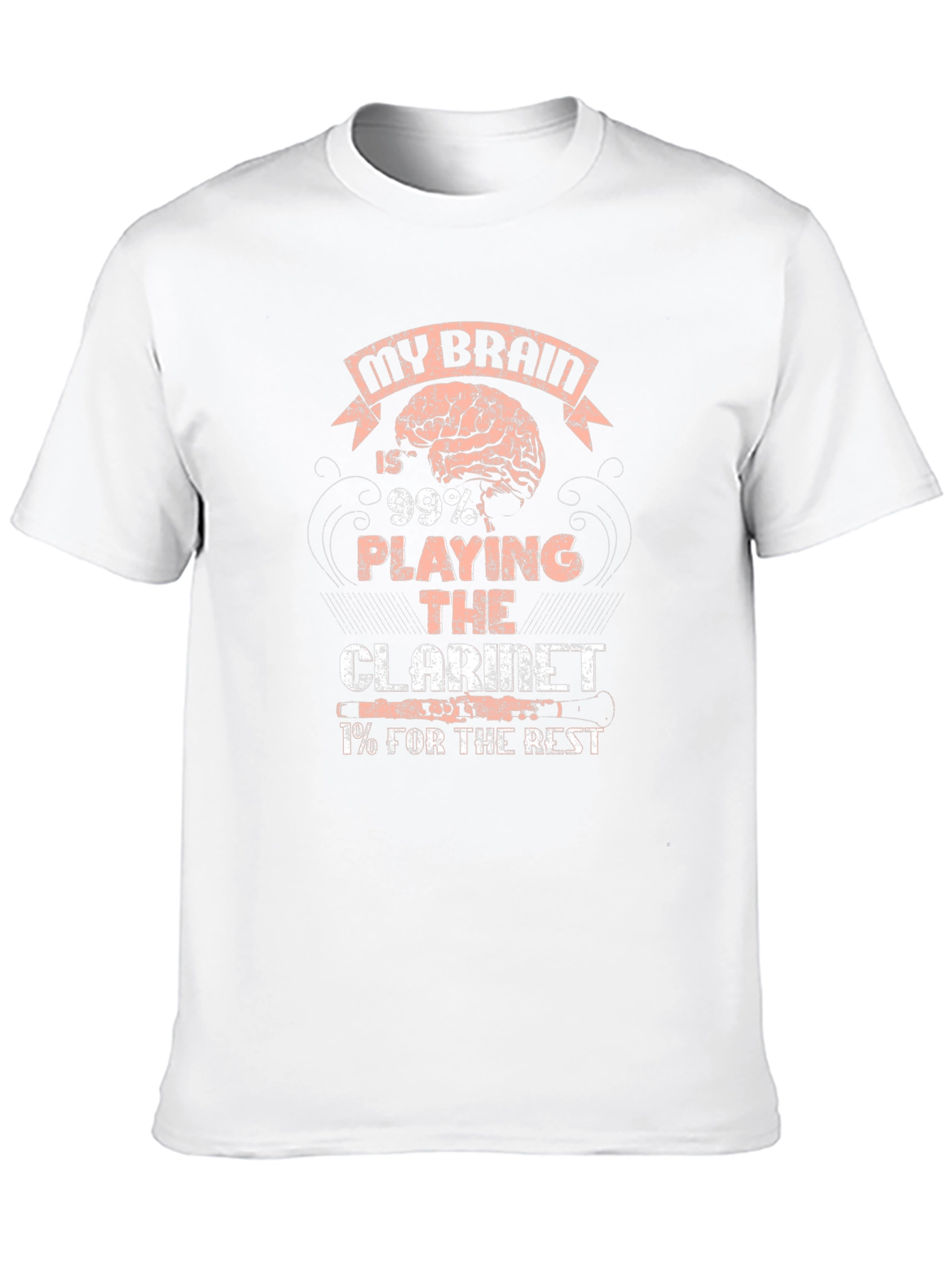 My Brain Clarinet Player T-Shirt