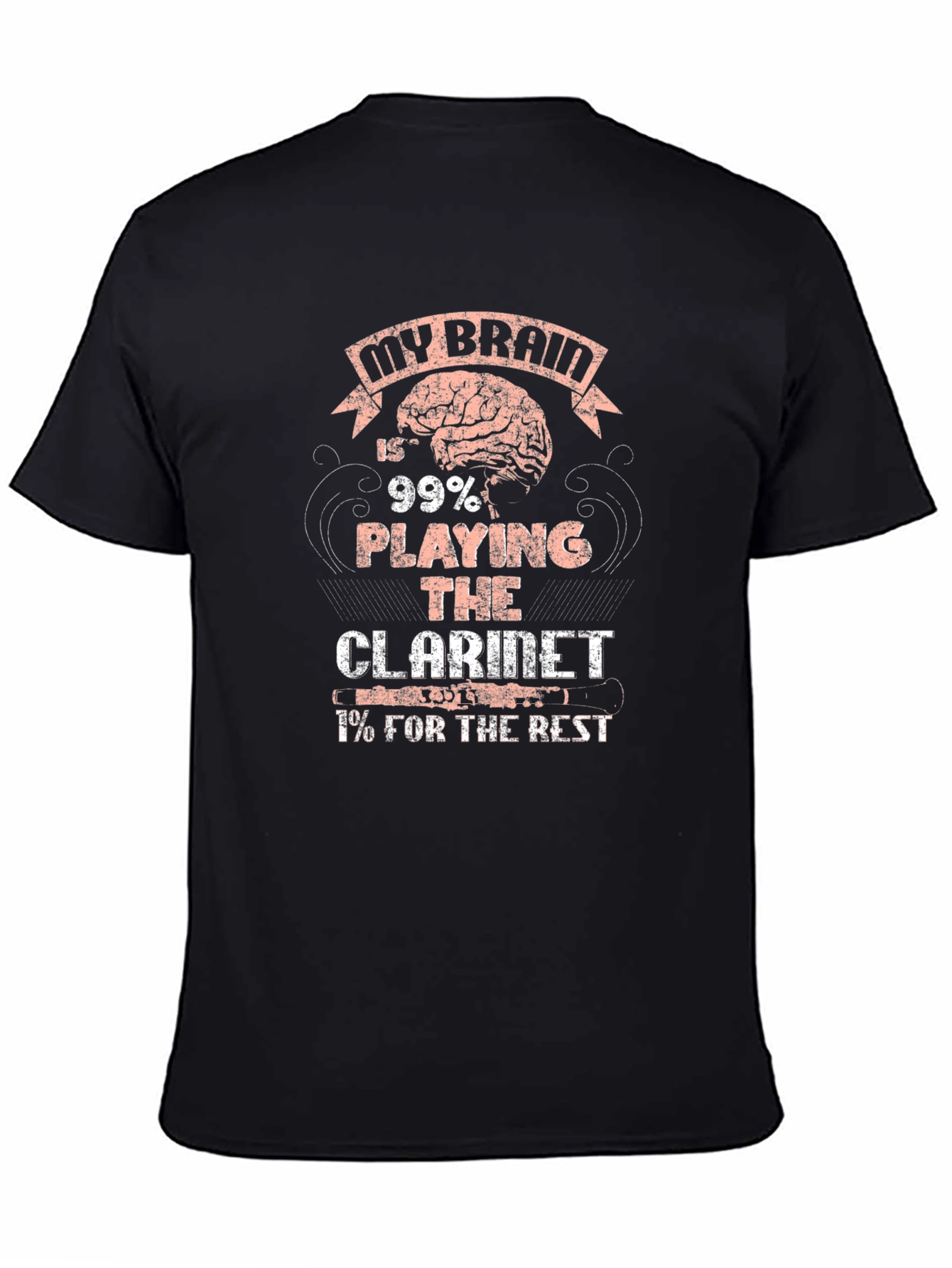 My Brain Clarinet Player T-Shirt