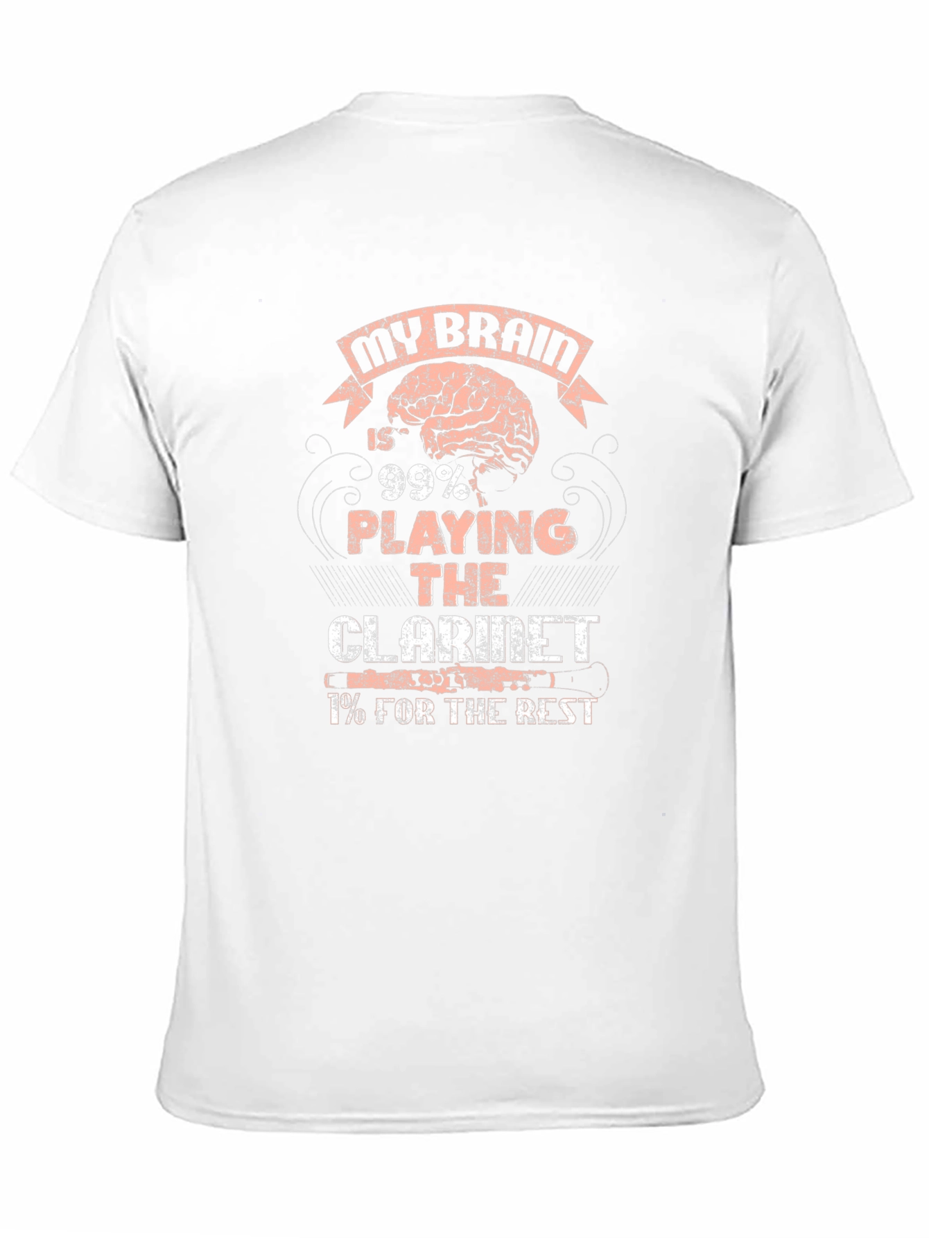 My Brain Clarinet Player T-Shirt